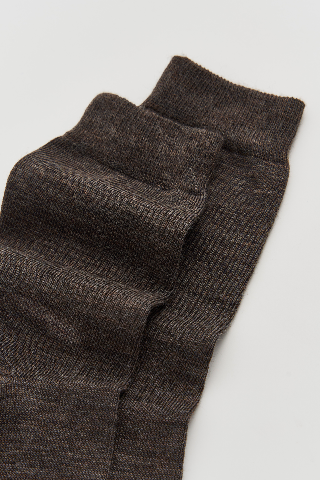 Deep Earth Brown Merino Socks: Deep Earth Brown / Medium (UK 8-10)