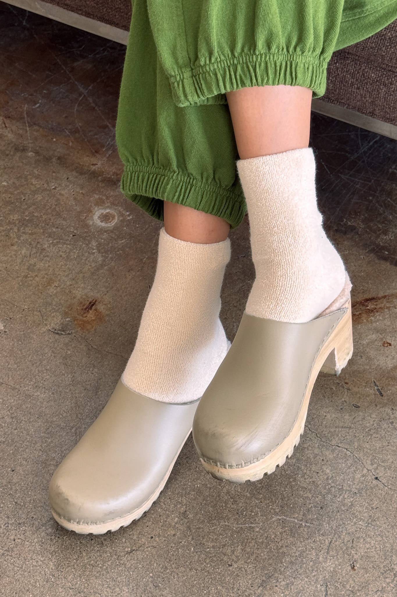 Cloud Socks Classic White - Le Bon Shoppe