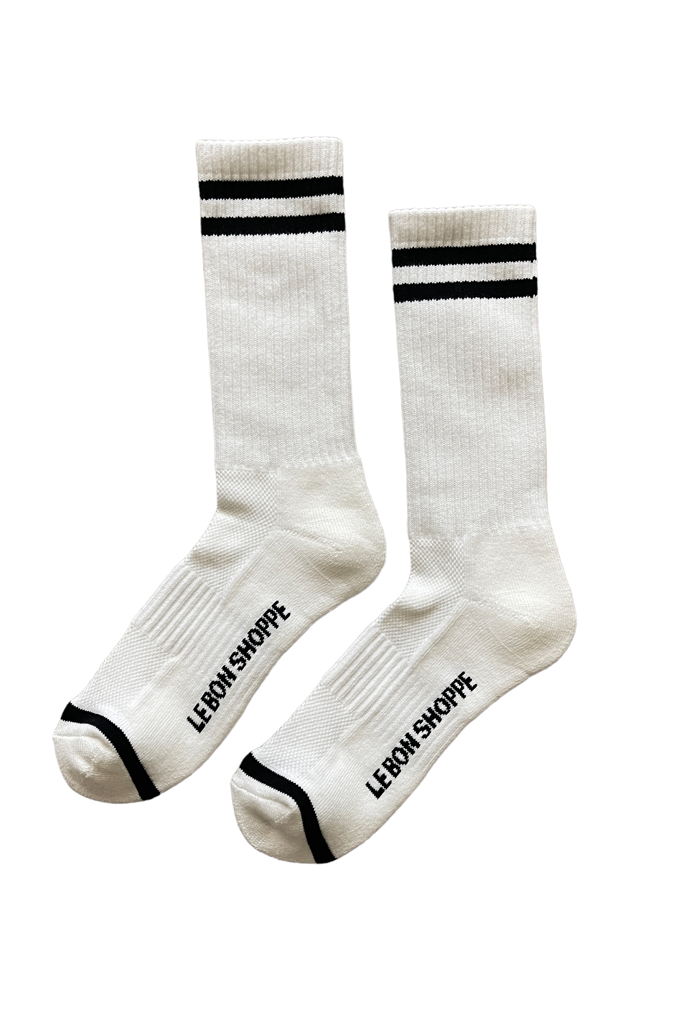 Extended Boyfriend Socks in Classic White — Le Bon Shoppe