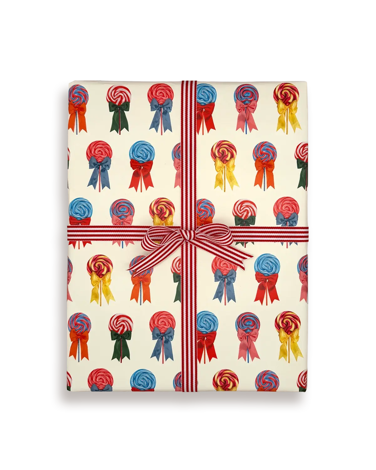 Ribboned Lollies Wrapping Paper | Luxury Gift Wrap Sheet