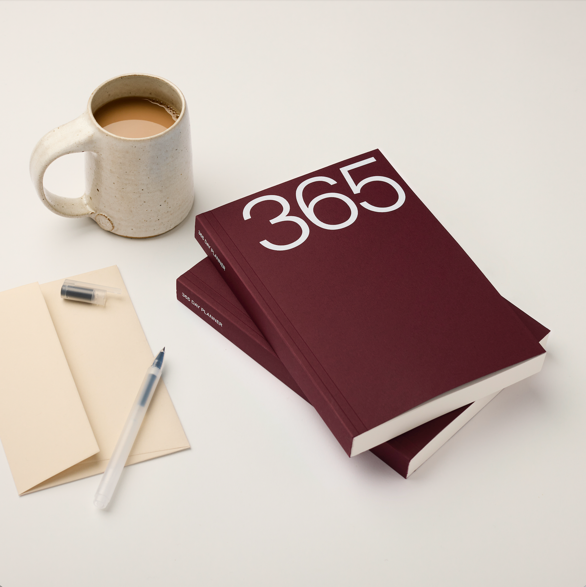 Claret A5 Lay Flat 365 undated planner