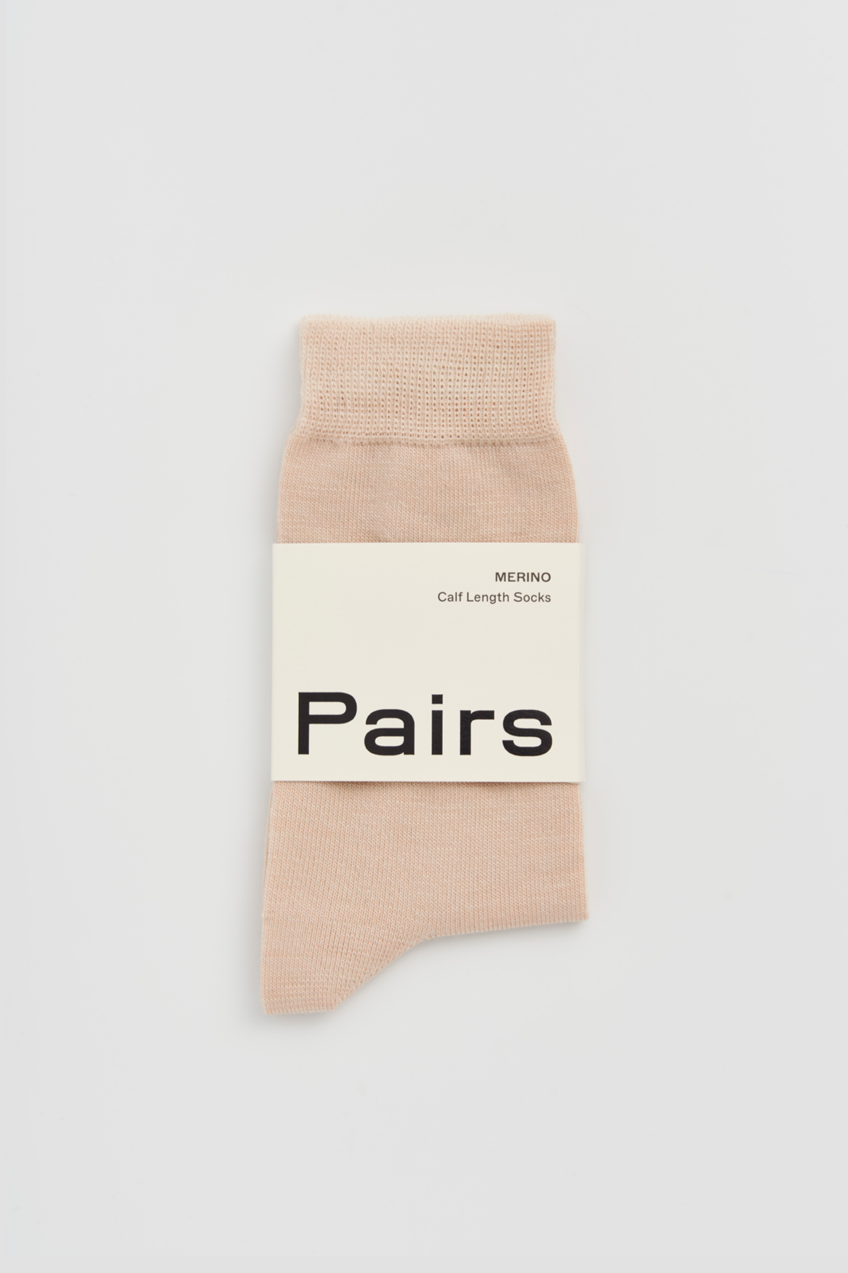 Milky Tea Beige Merino Socks: Milky Tea Beige / Small (UK 4-7)