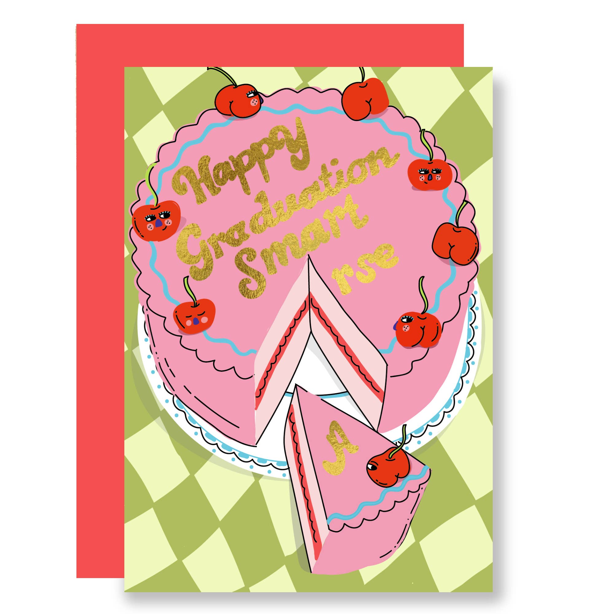 Smart arse, graduation card, funny graduation greeting card