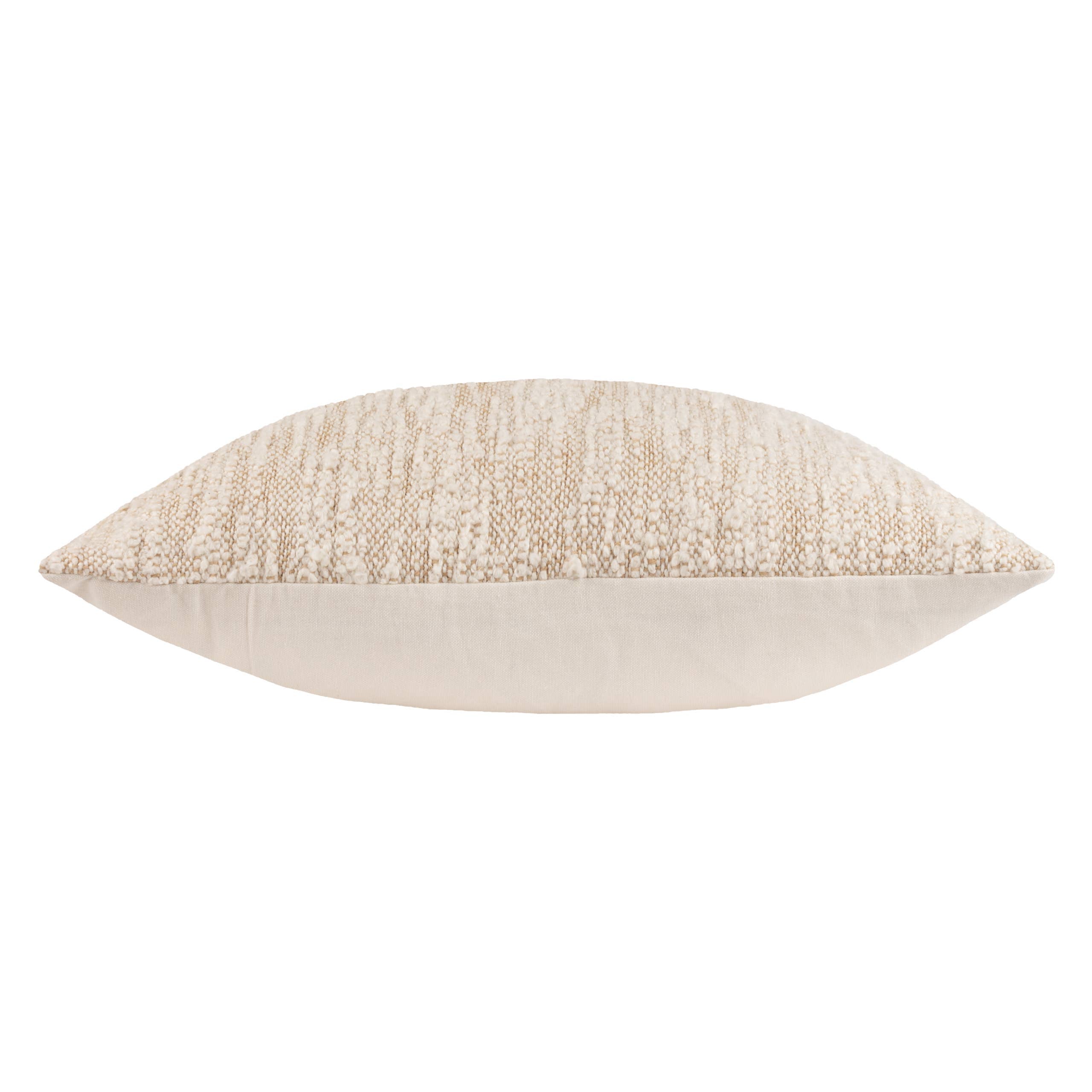 Eloise Cushion Natural: Natural / Feather Filled / 40 x 60cm