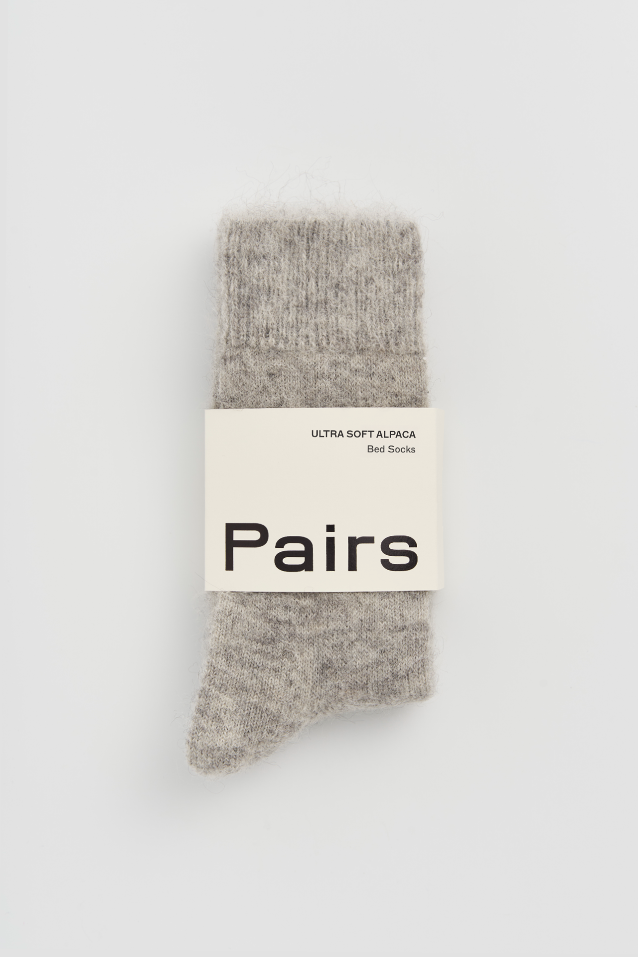 Correct Grey Ultra Soft Alpaca Bed Socks: Large (UK 11-13)