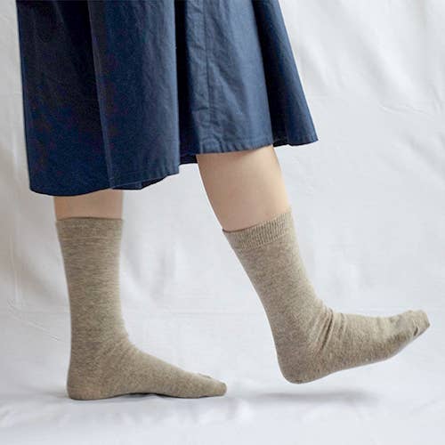 NK0109 Cashmere Wool Socks / S: L.Gray / S (USM5-7/USW6-8/EUR36-40)