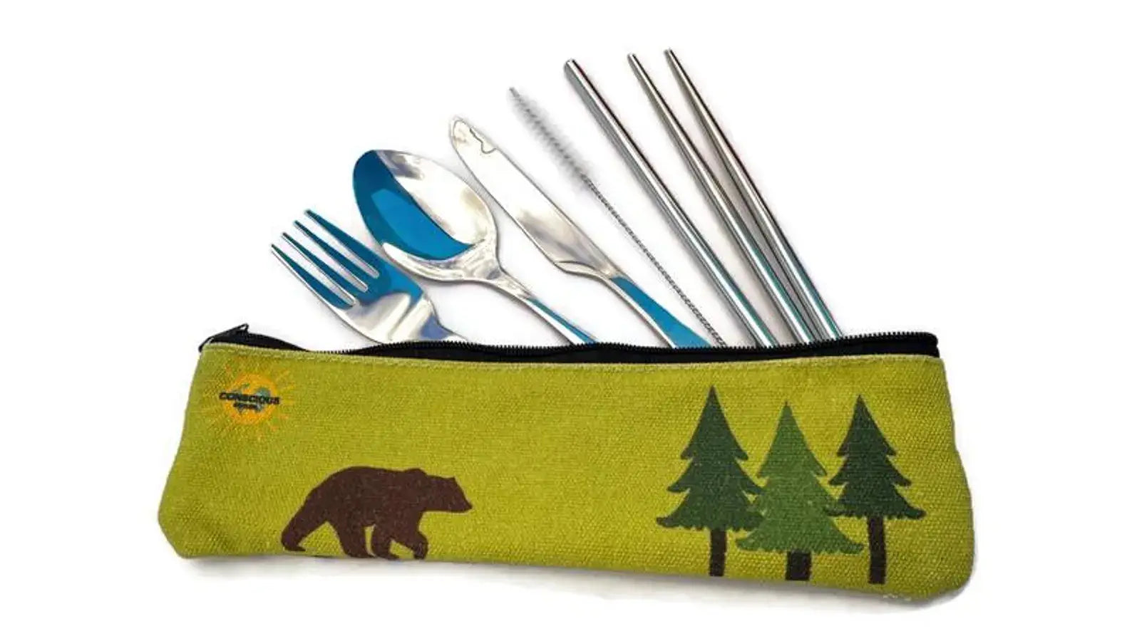 Bear Travel Cutlery Set — Conscious Cutlery