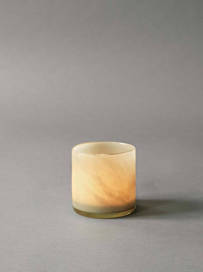 Lyric candle holder - S: Dark Brown