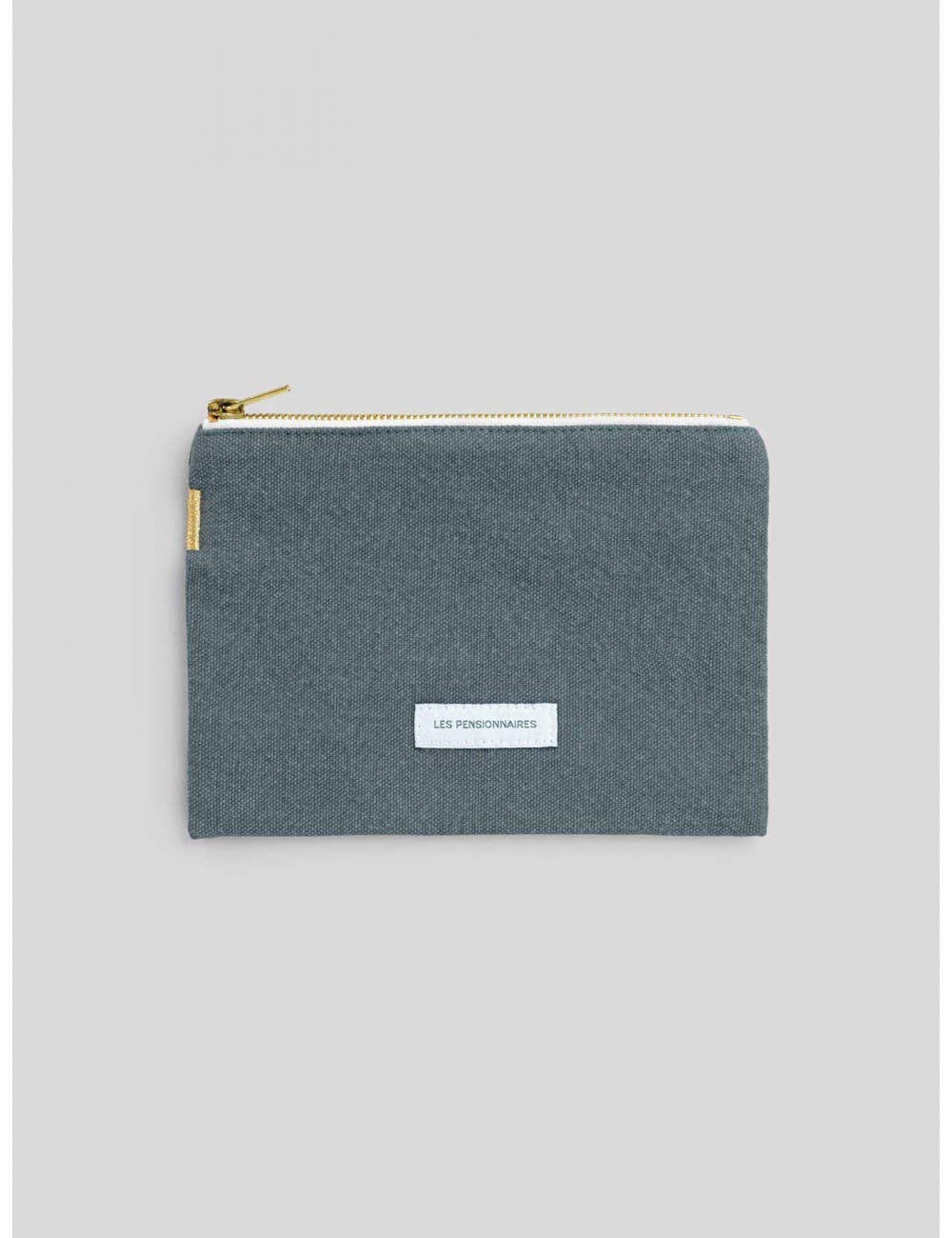 Small Pouch in Organic Cotton Canvas Horizon Blue