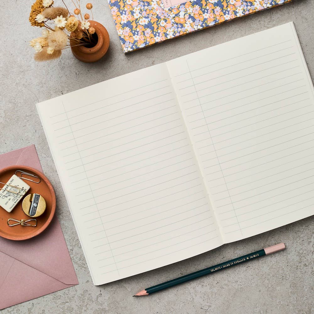 Vol 42: Ruled Mustard Lay Flat Notebook