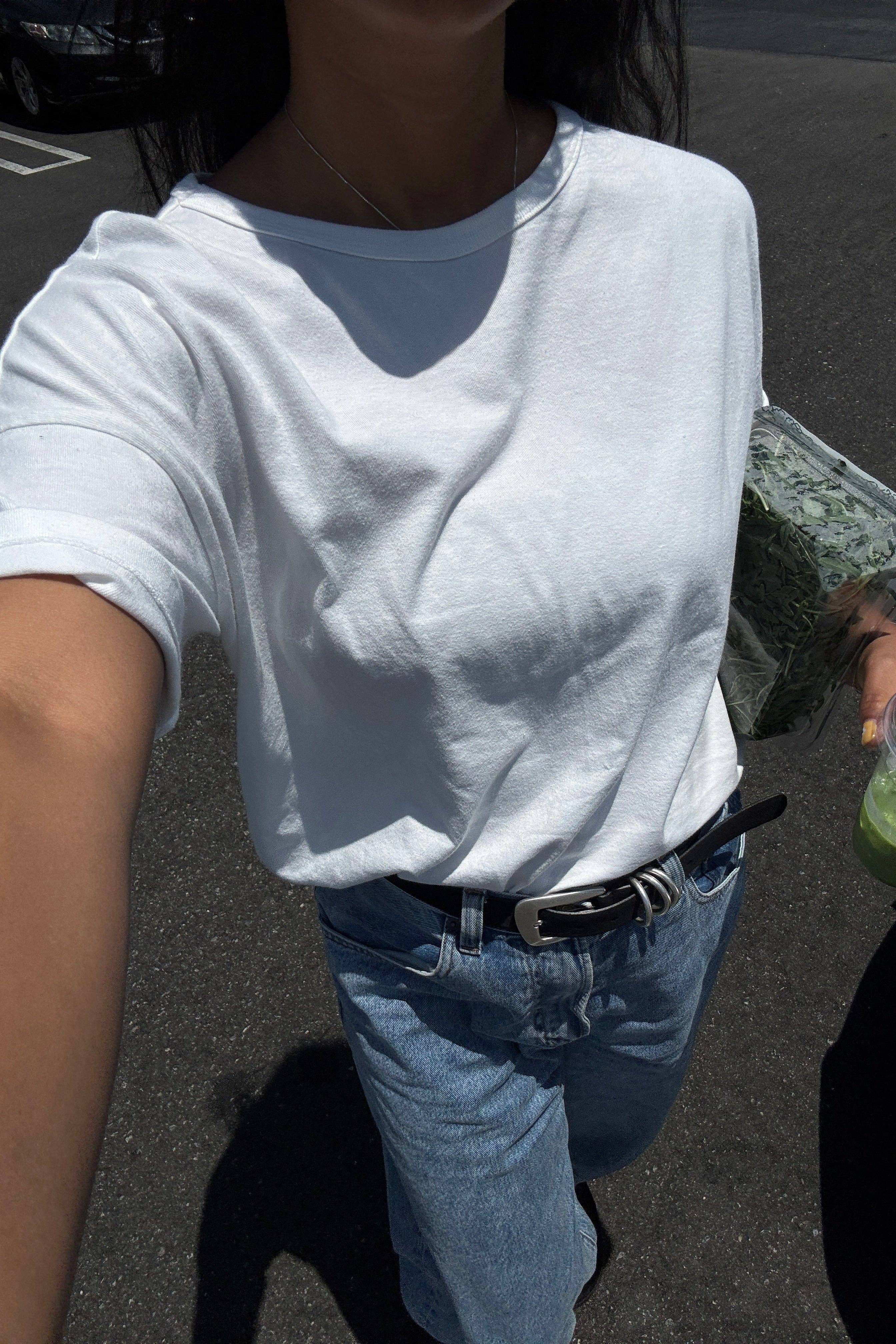 Her Tee in Classic White — Le Bon Shoppe
