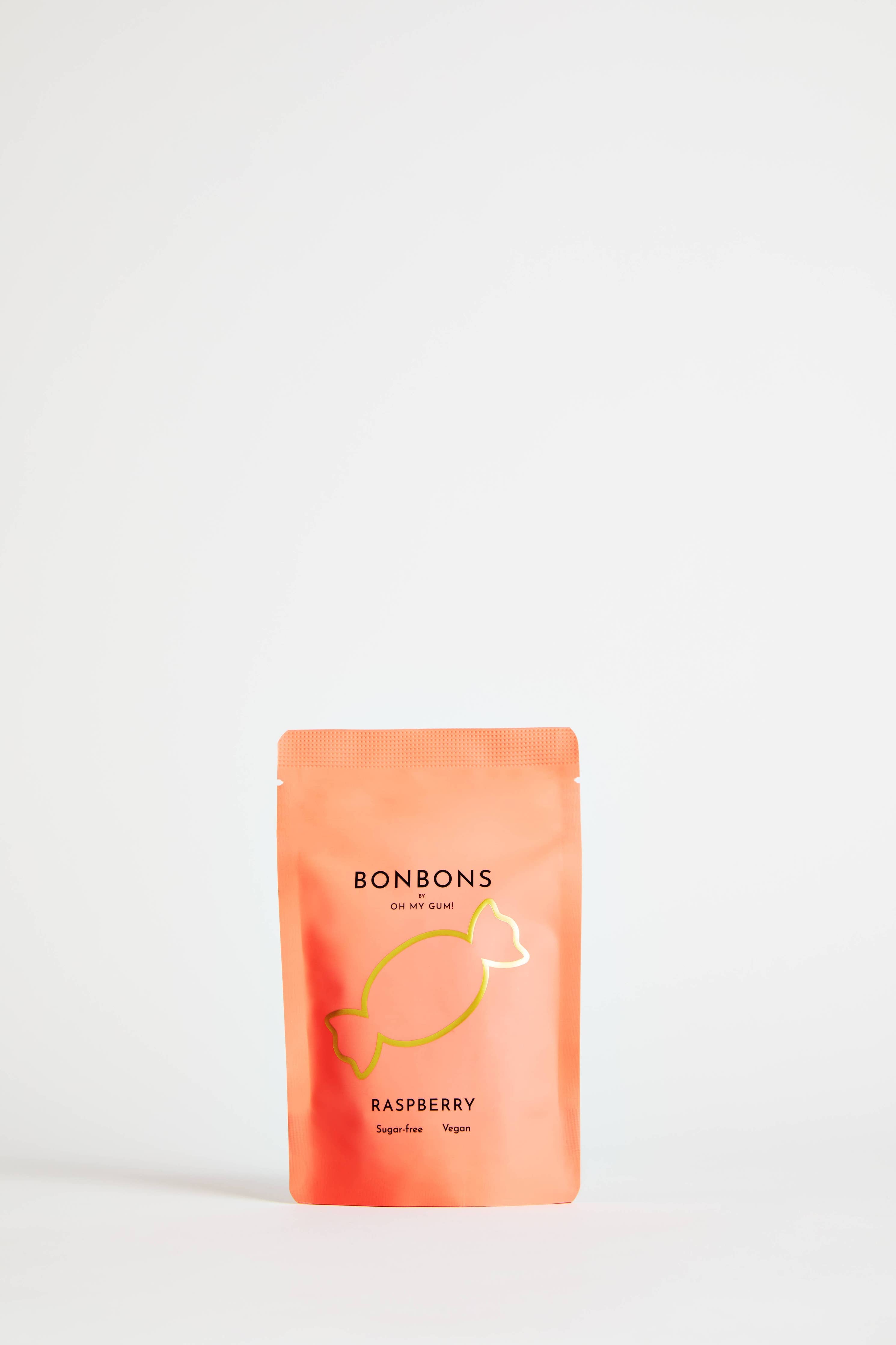 Raspberry Bonbons - Sugar-less Hard Candy | Vegan