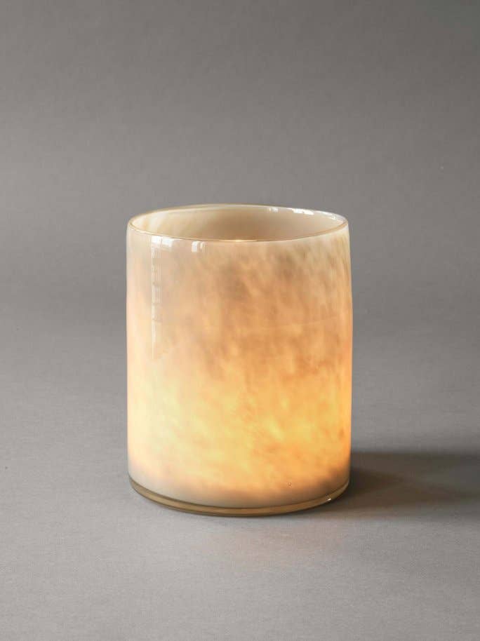 Lyric candle holder - Large / Linen