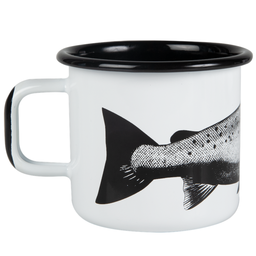 MUURLA | Nordic Enamel Mug | The Salmon | 0.37L