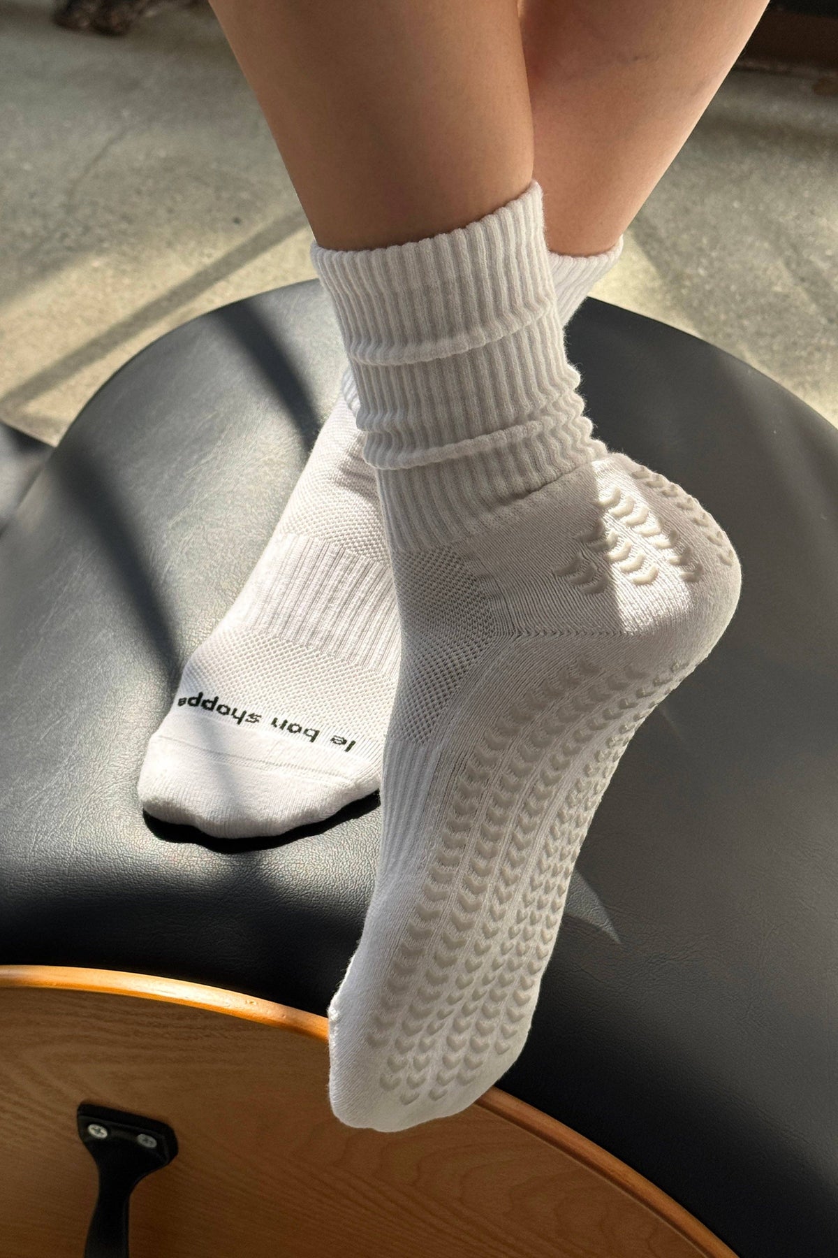 Le Bon Shoppe Grip Gym Socks