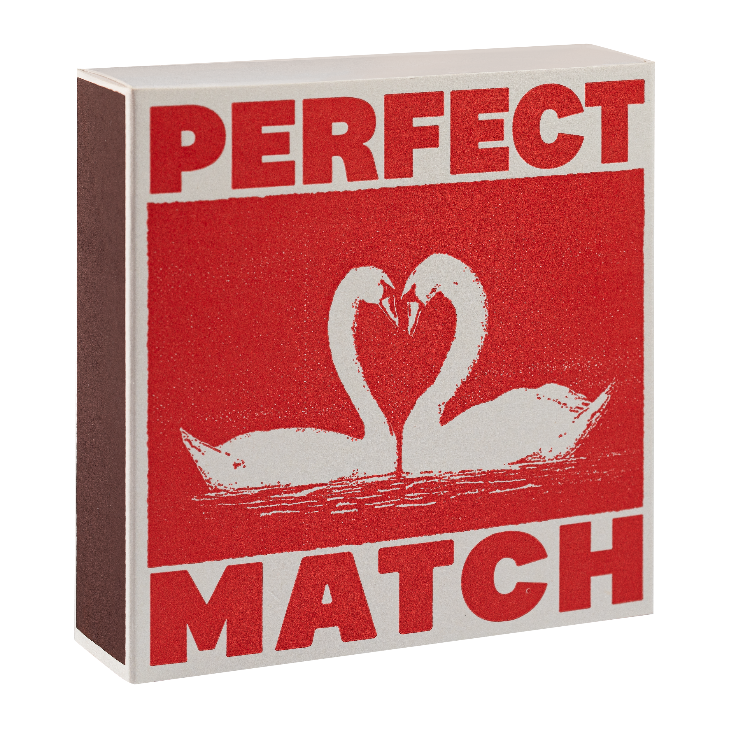 I Like You Swans | Square Matchboxes