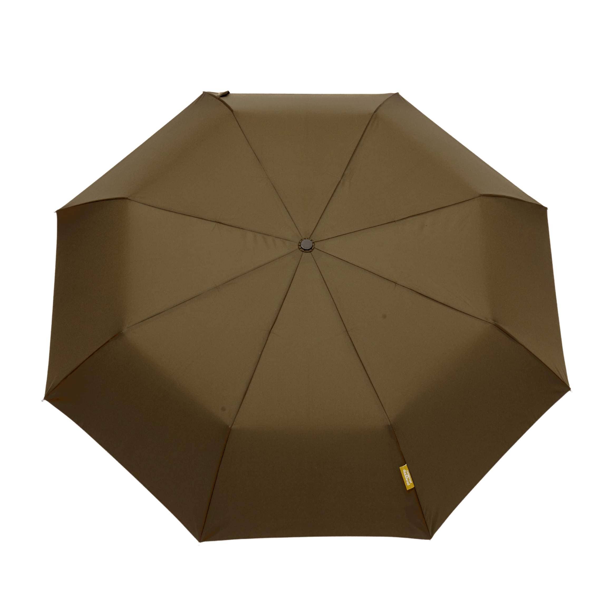 The Daily - Dark Olive Eco-Friendly Automatic Umbrella: Black
