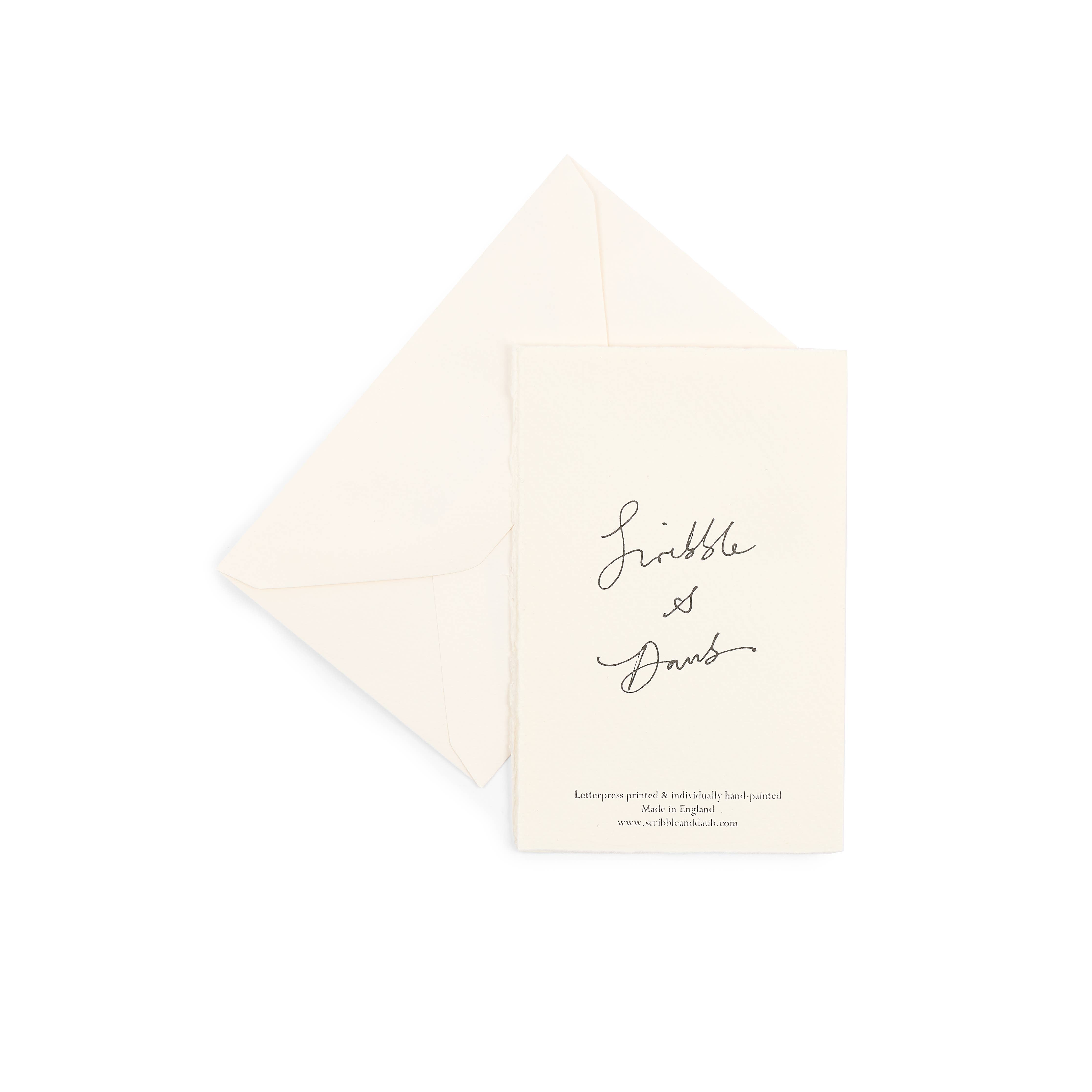 Buttercup Floral Greetings Card - Scribble & Daub