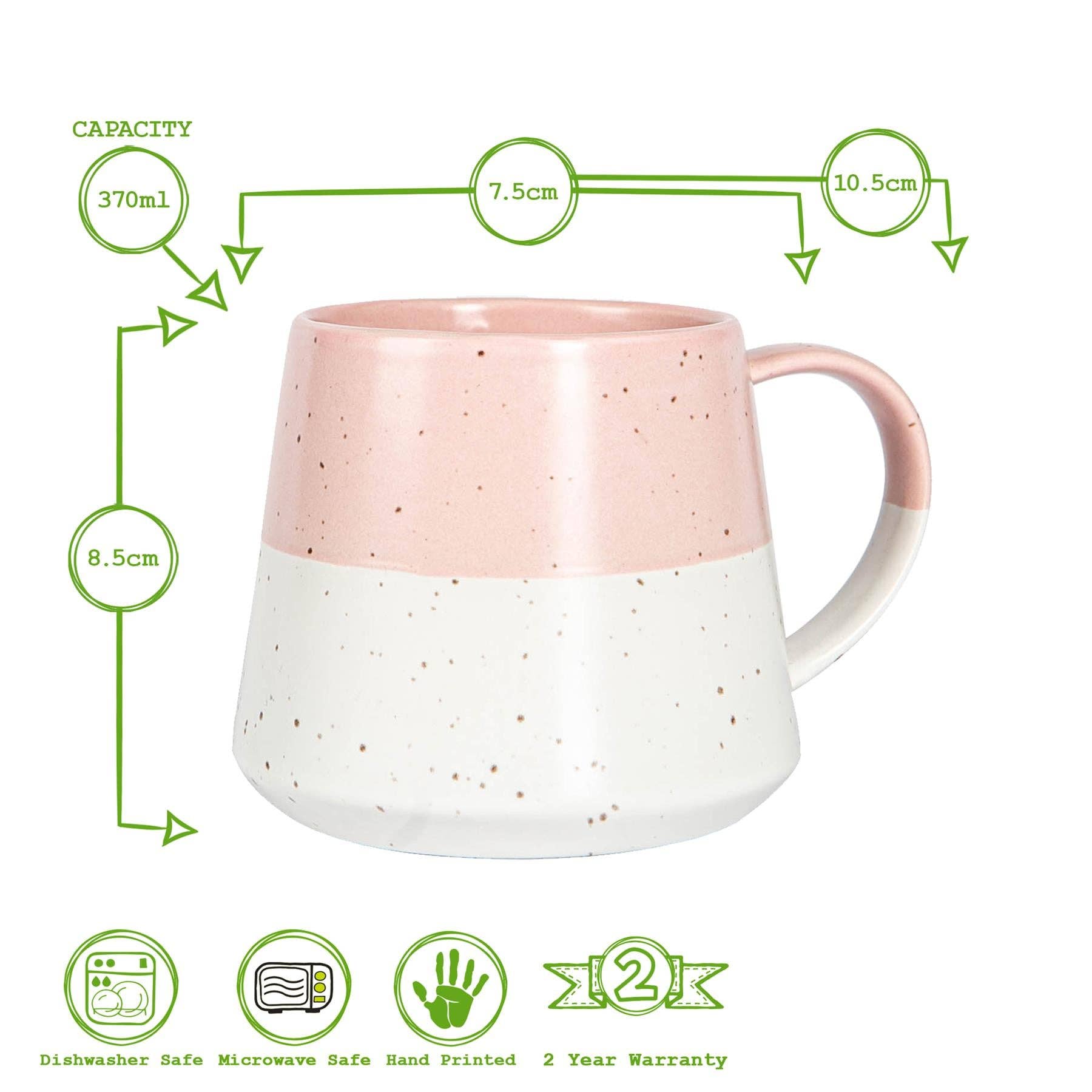 Dipped Coffee Mug Dusty Pink