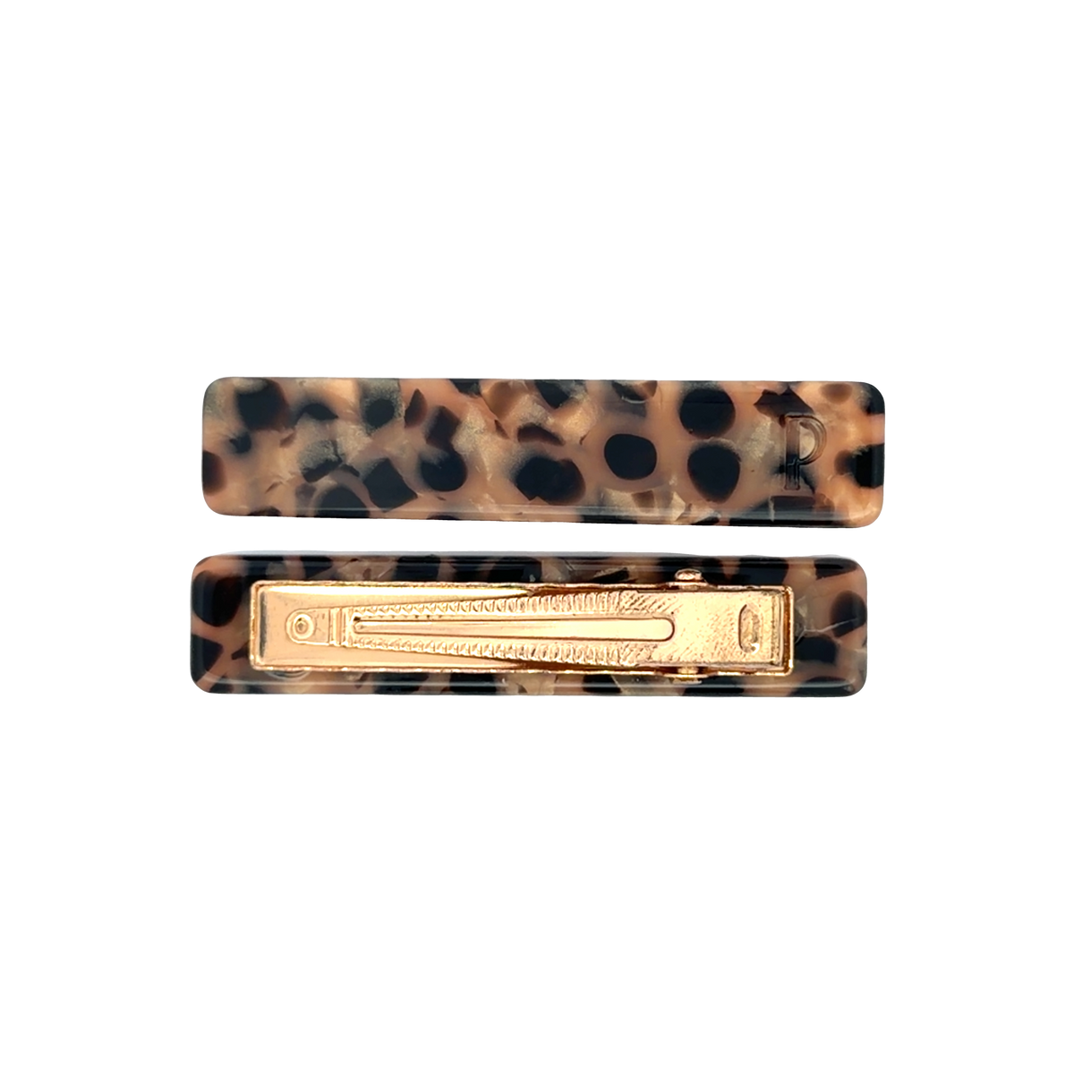 Straight Hair Clips - Leopard