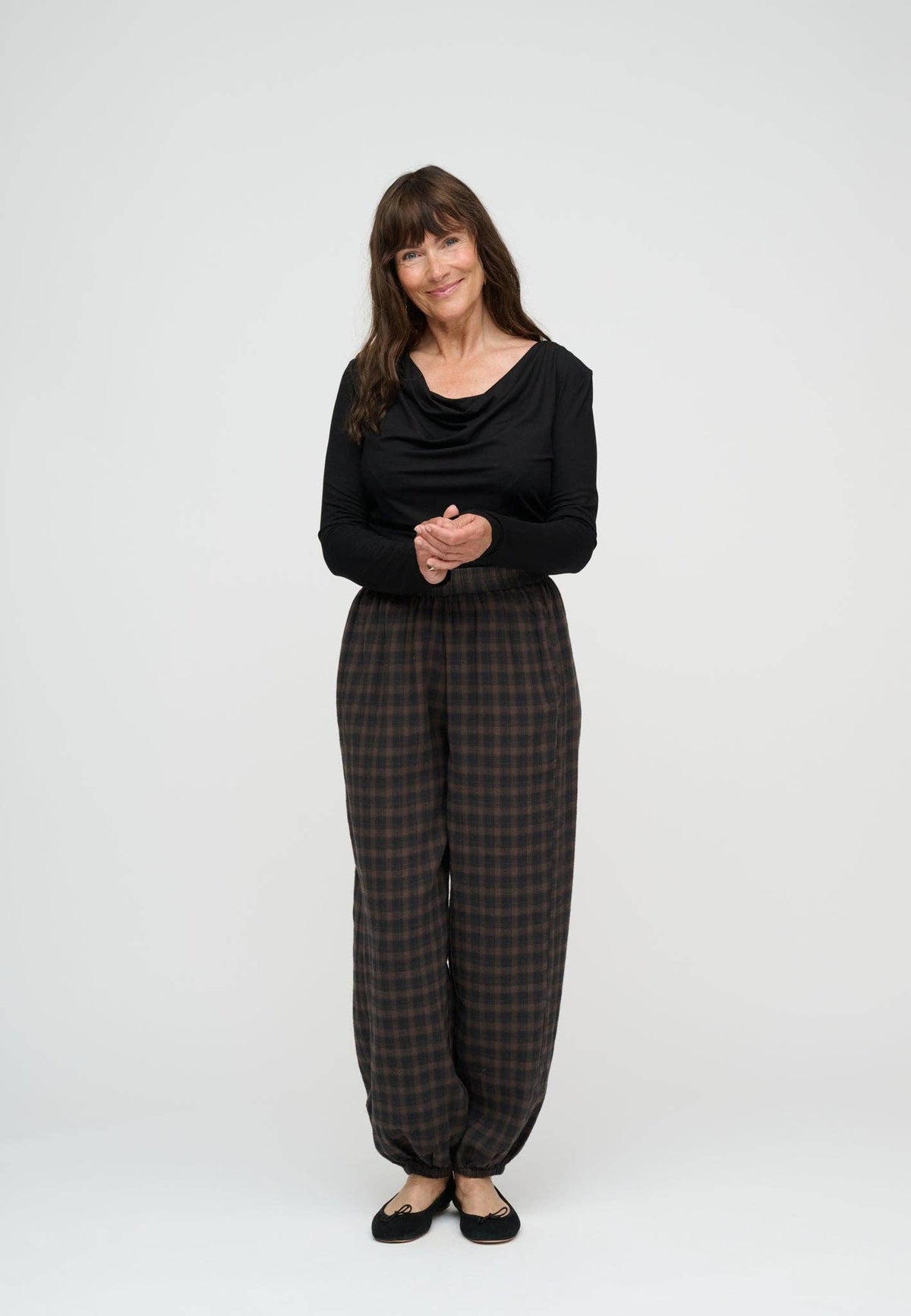 Free pants check: Stone brown / moonless night / XS