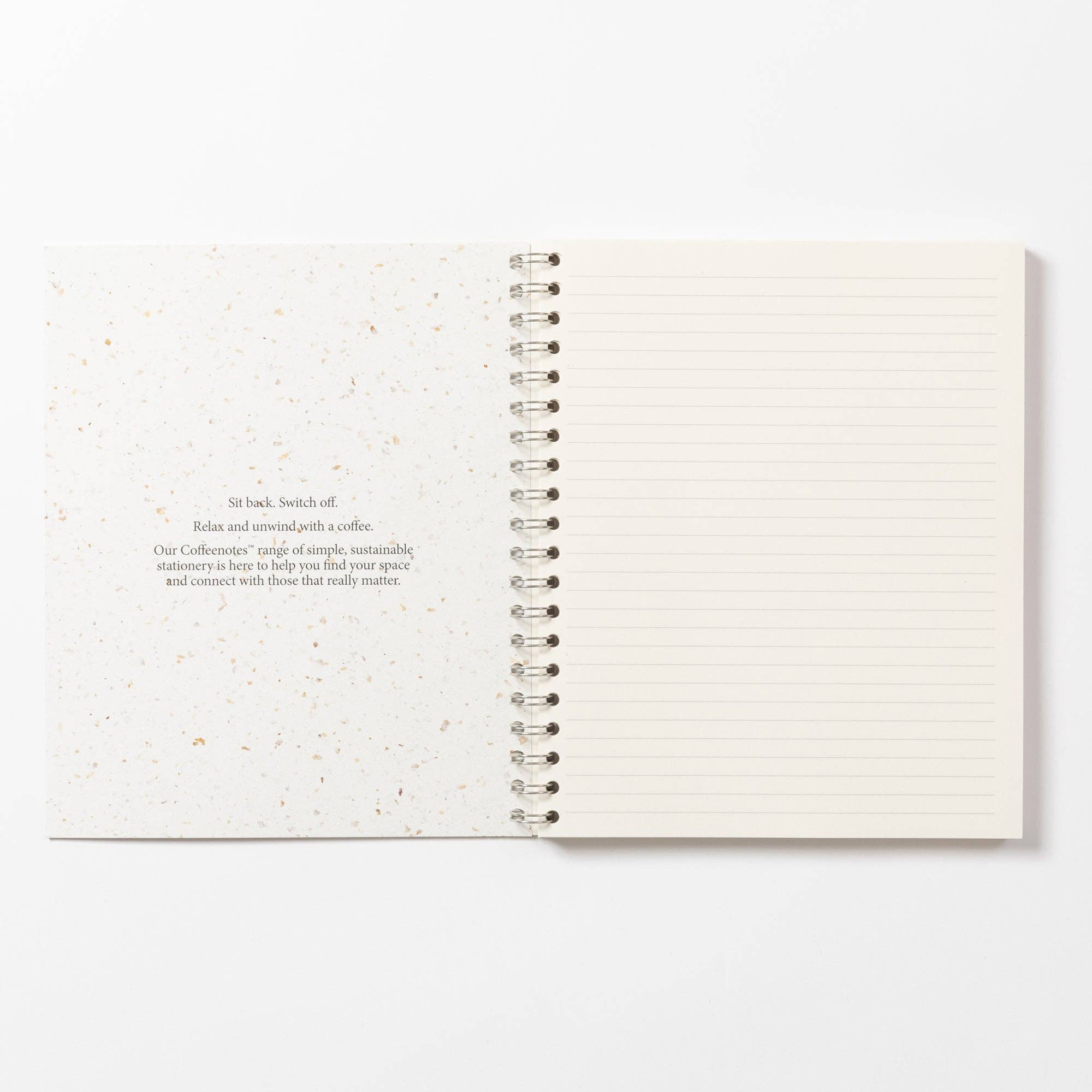 Grounds Wirebound Notebook (Lined): Medio