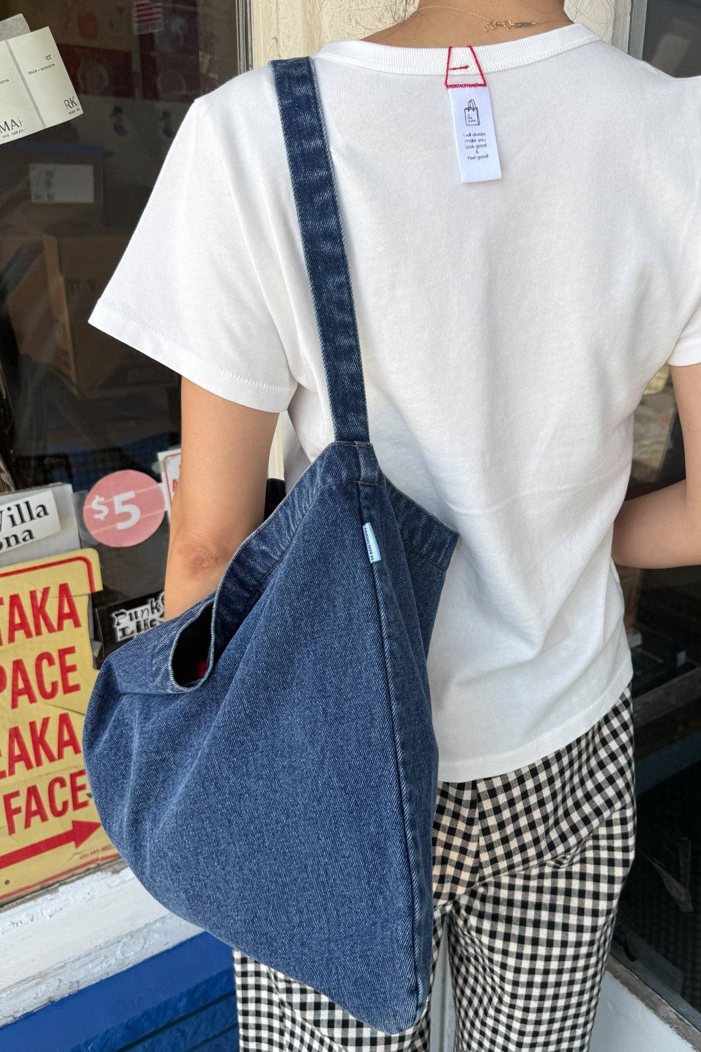 Happy Carry Bag Blue Denim - Le Bon Shoppe