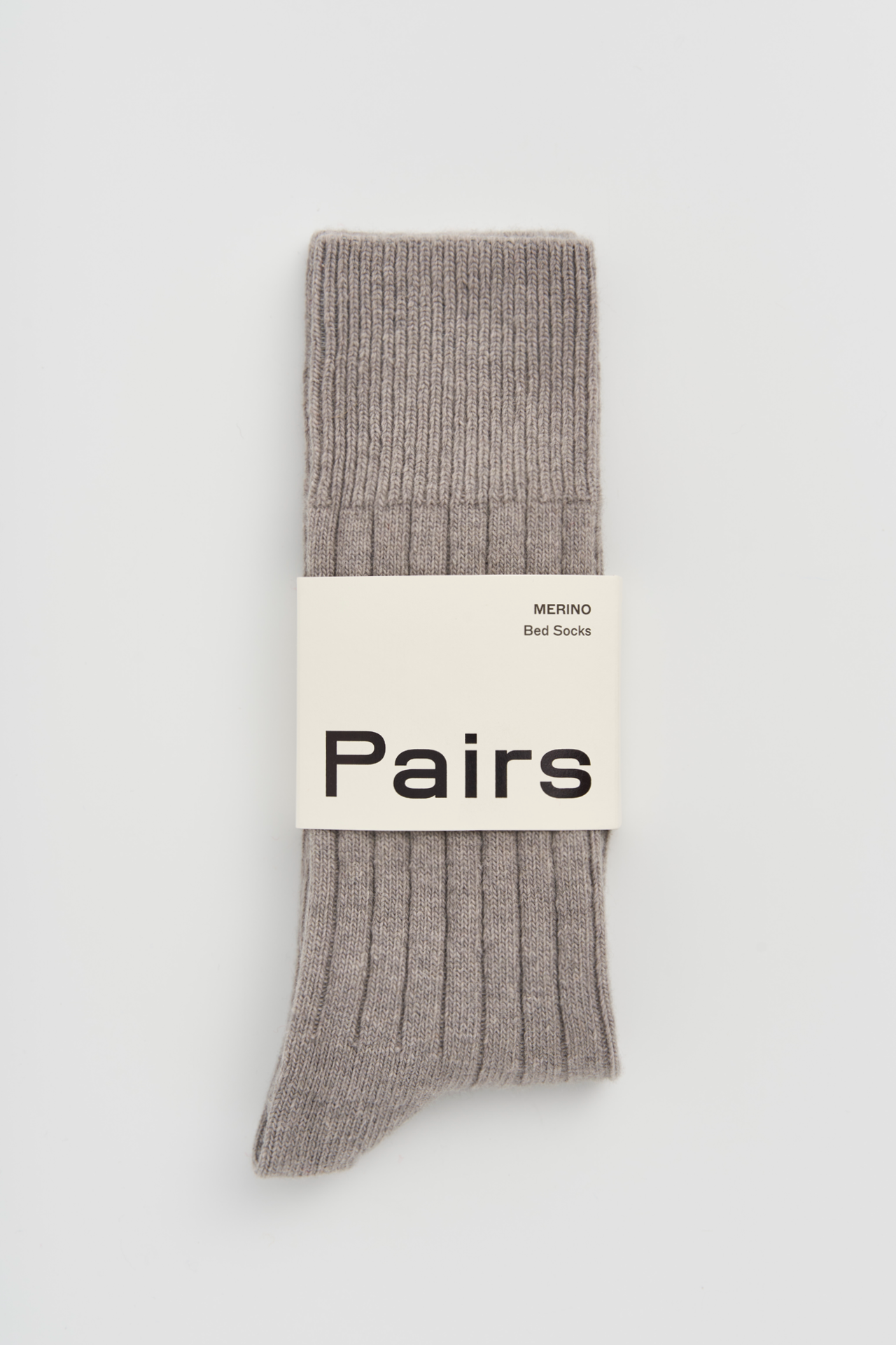 Correct Grey Merino Bed Socks: Correct Grey / Large (UK 9-13)