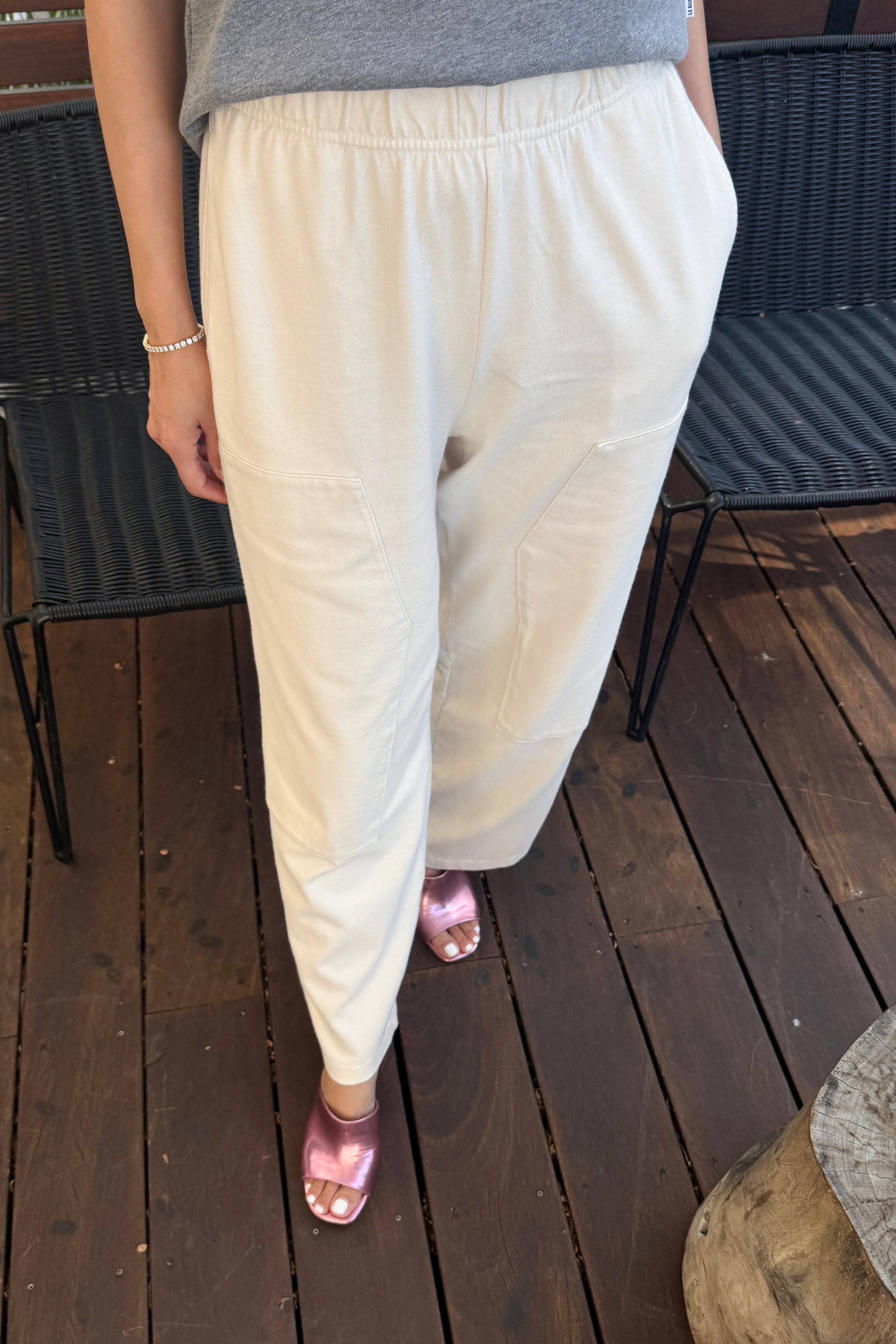 Le Bon Shoppe Soft Jersey Terra Pants : Naturel