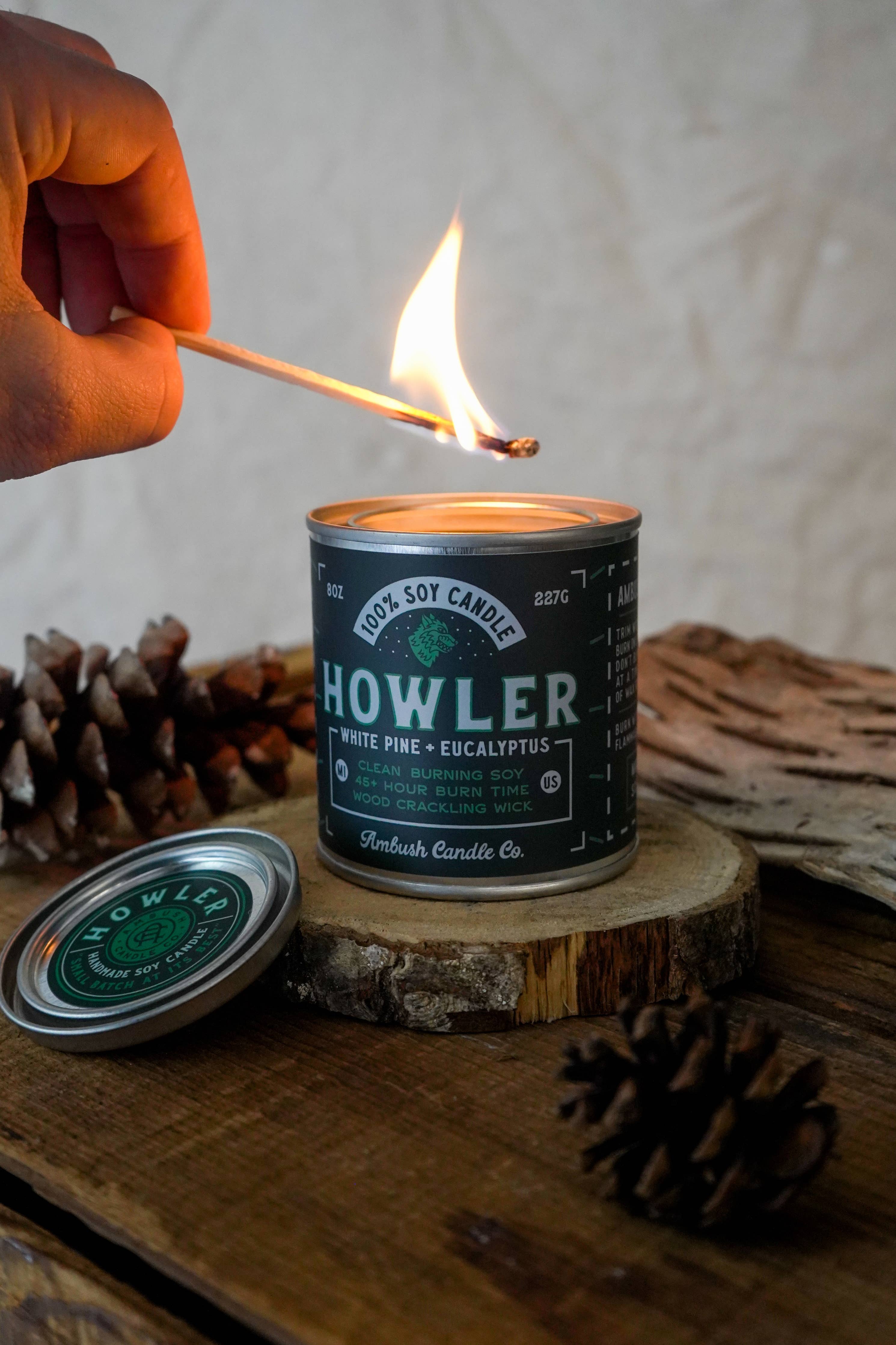 Howler | White Pine + Eucalyptus 8oz Soy Candle