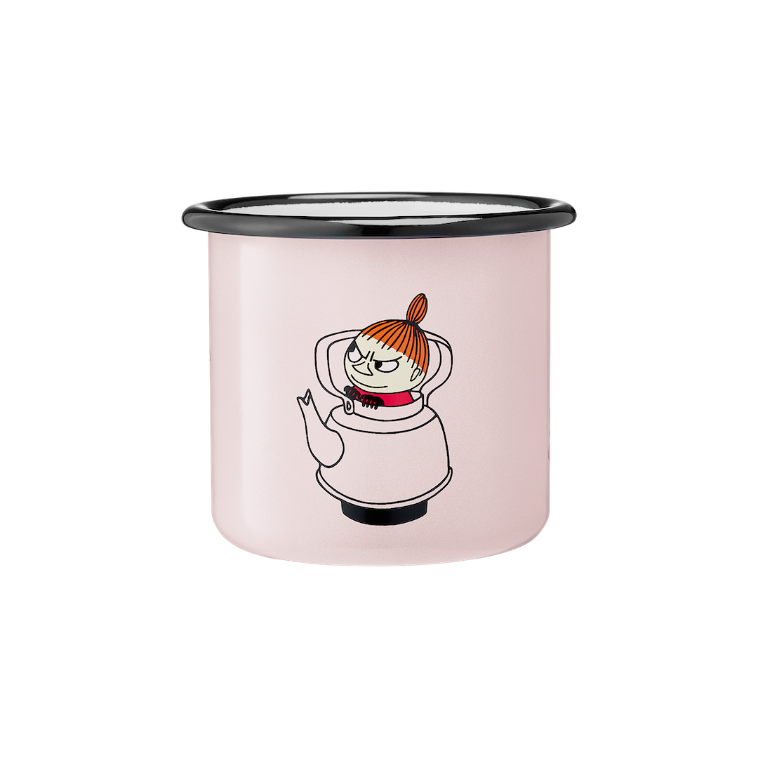 MOOMIN | Enamel Mug | Little My, Pink | 0.37L