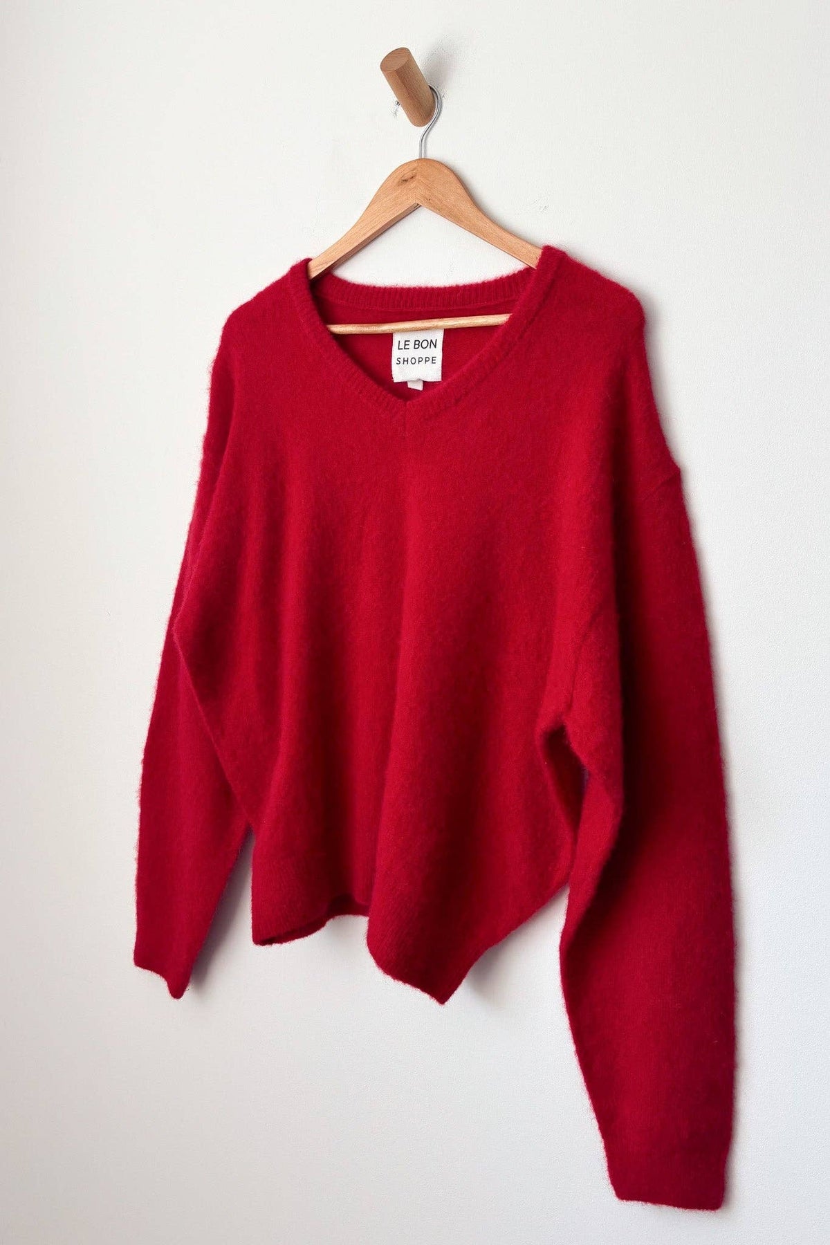 Le Bon Shoppe James Mohair Sweater in Black