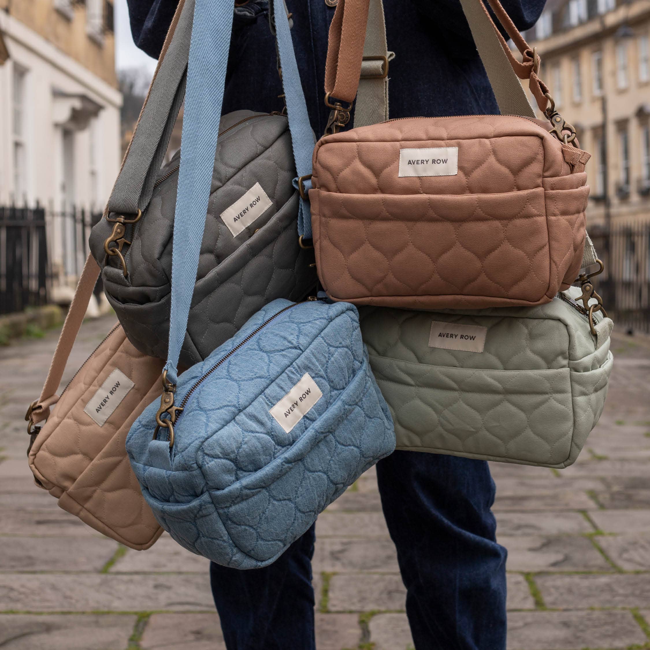 Avery Row Pram Organiser Bag - Sage