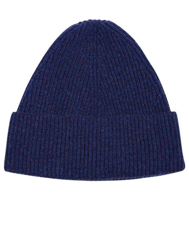 Genevieve Sweeney Lambswool Ribbed Beanie