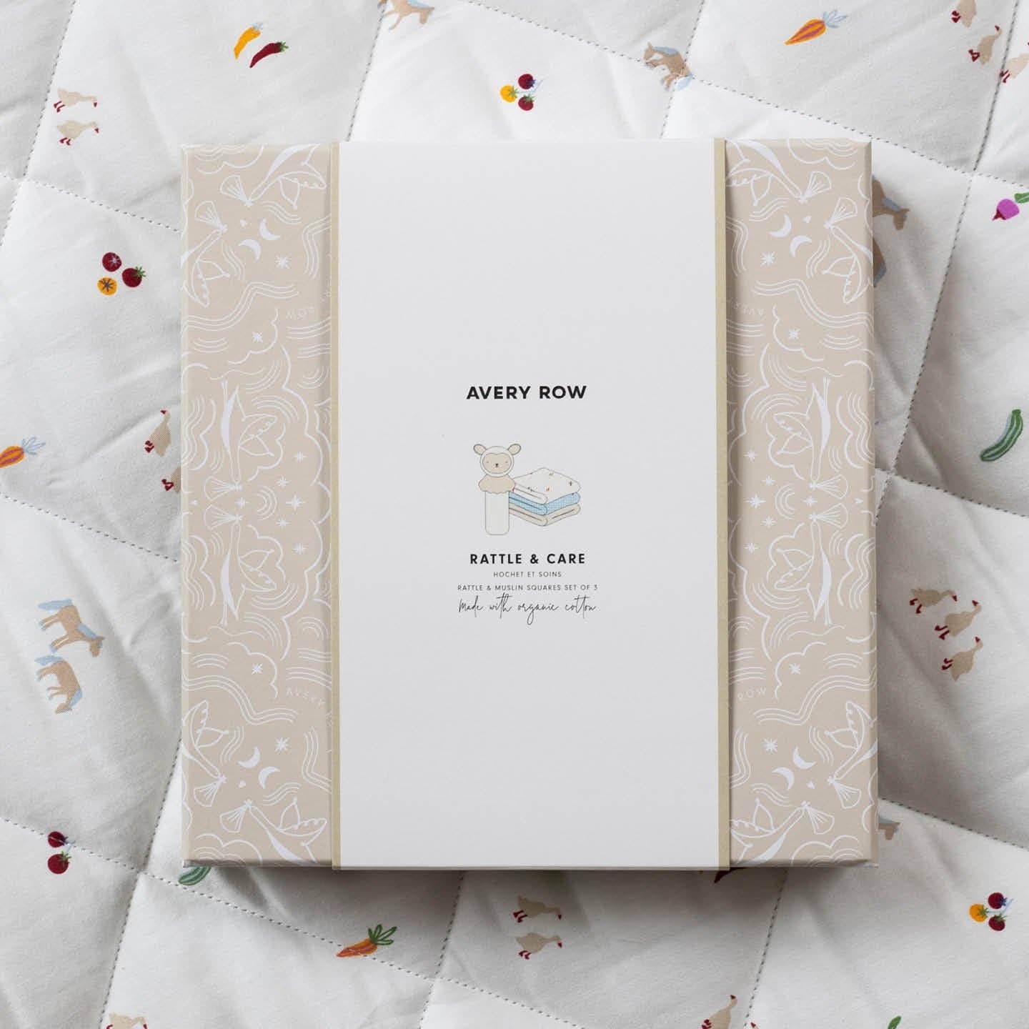 Avery Row Rattle & Care New Baby Gift Set – Little Farm
