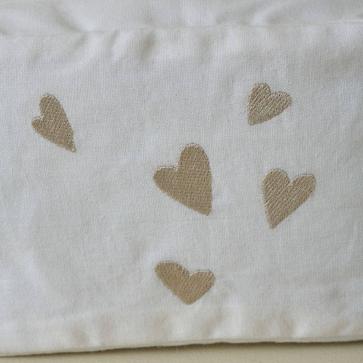 Toiletry Bag - Jolis Coeurs Mascarpone | Sylvie Thiriez