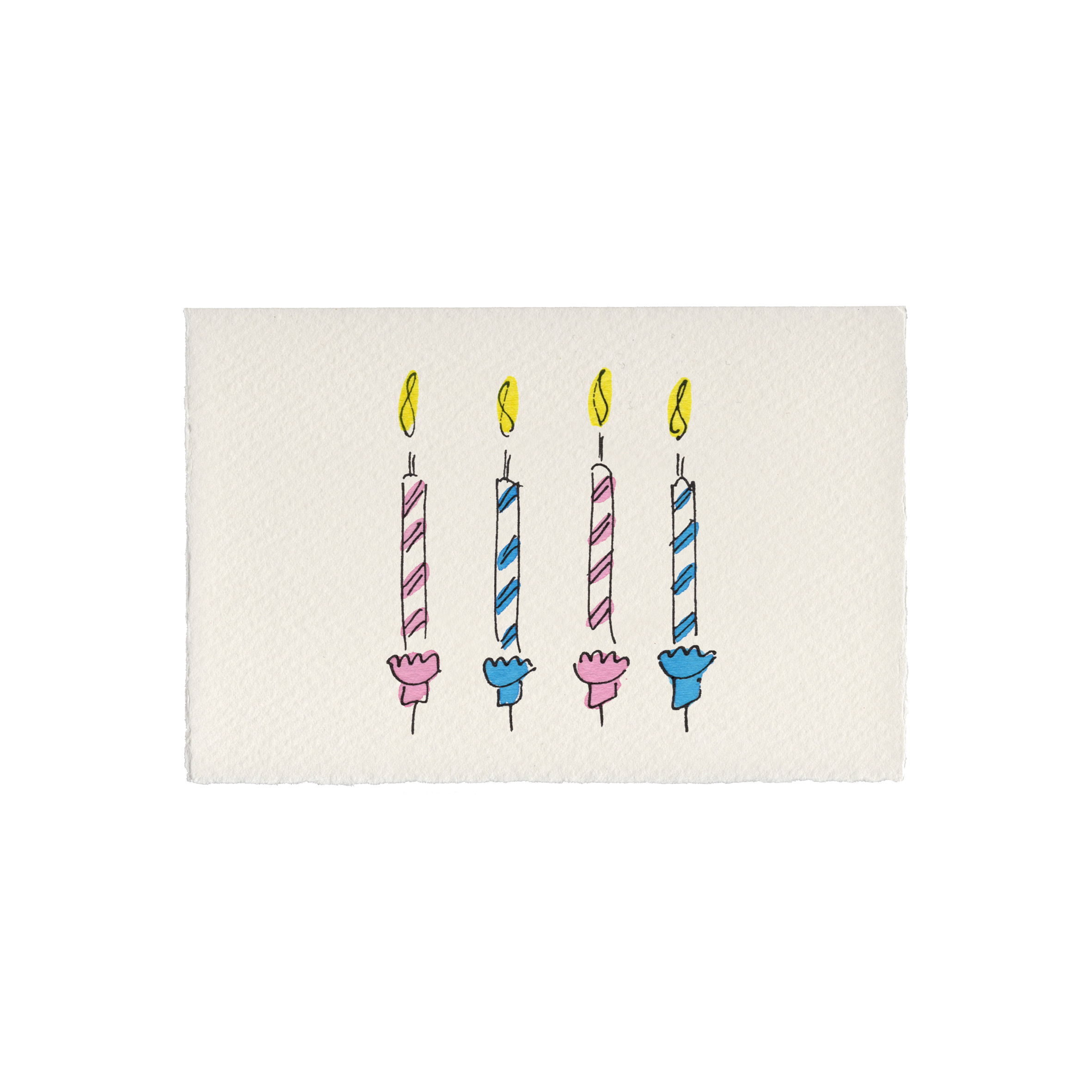 Birthday Candles Card: 1
