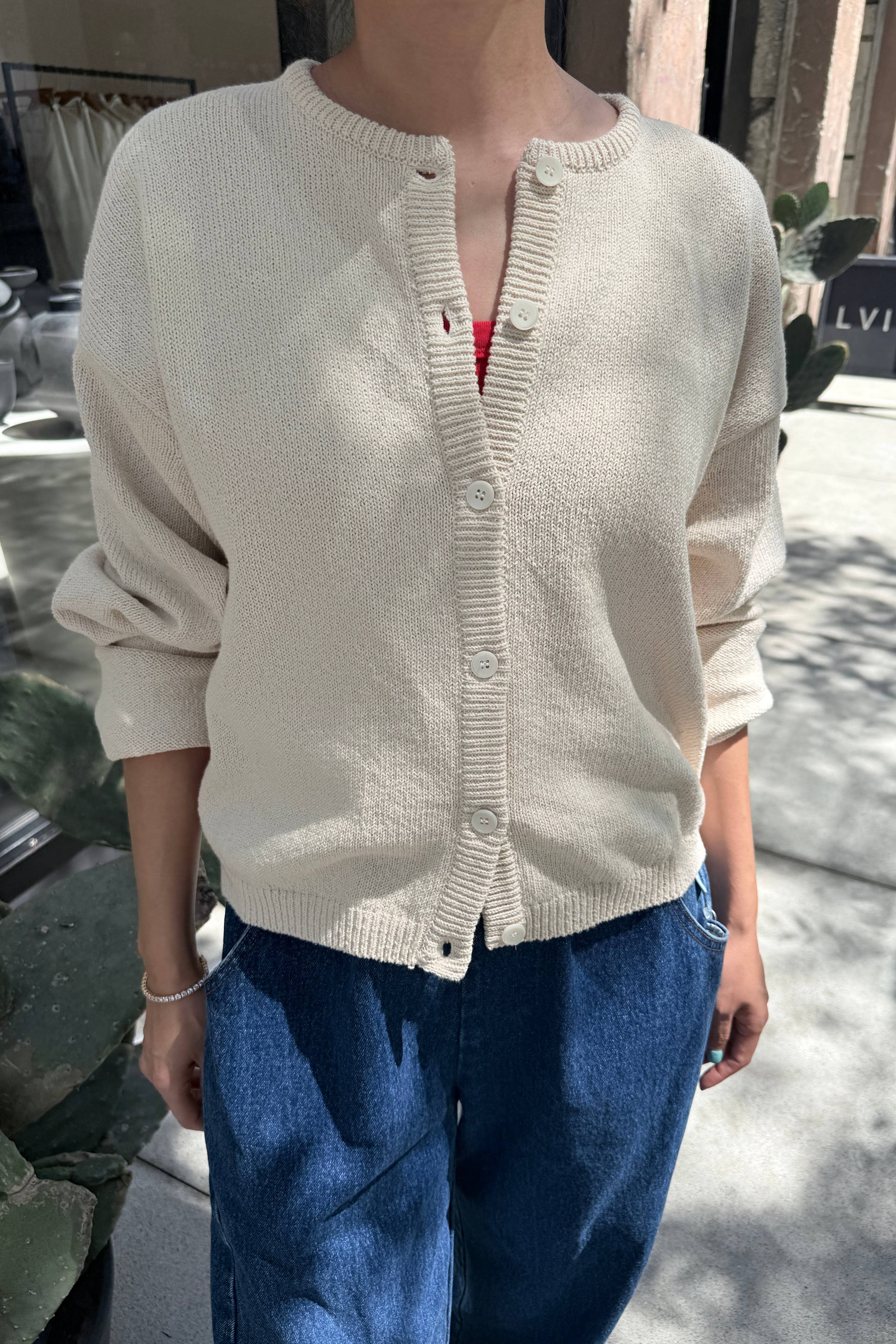 Leila Cotton Cardigan - Le Bon Shoppe