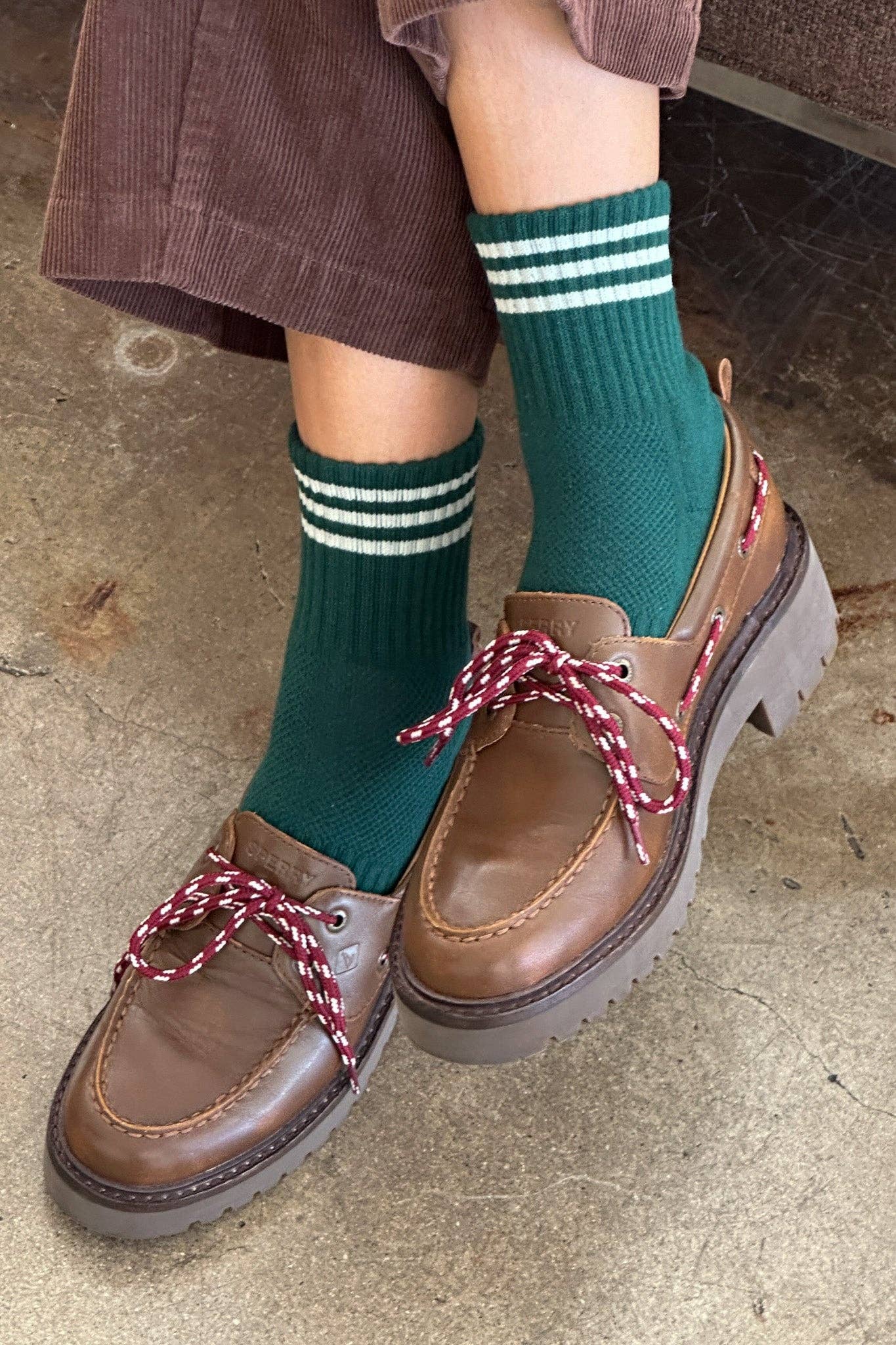 Girlfriend Socks: Hunter Green - Le Bon Shoppe