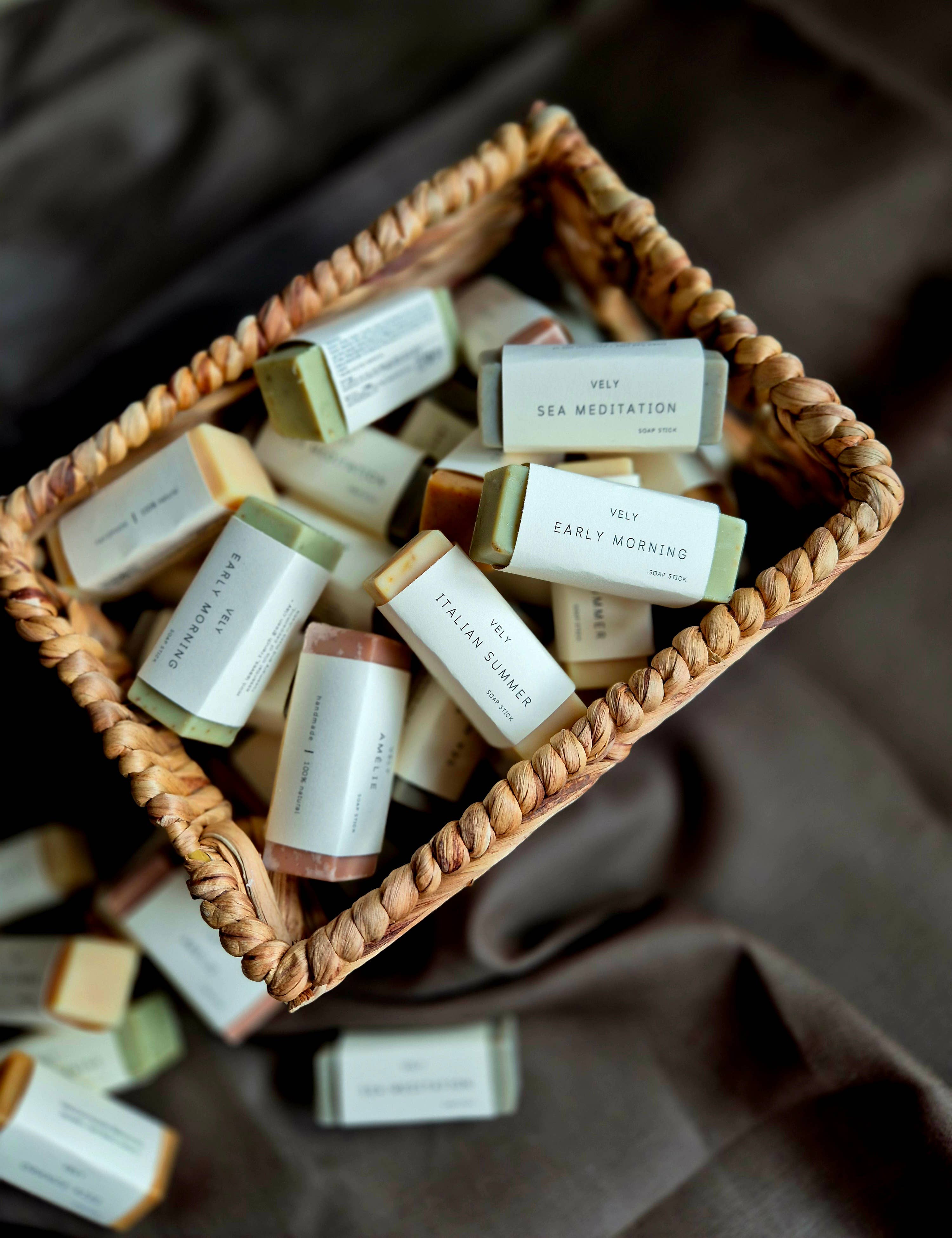 Natural Mini Soap, Guest Soap "Amélie", 50g