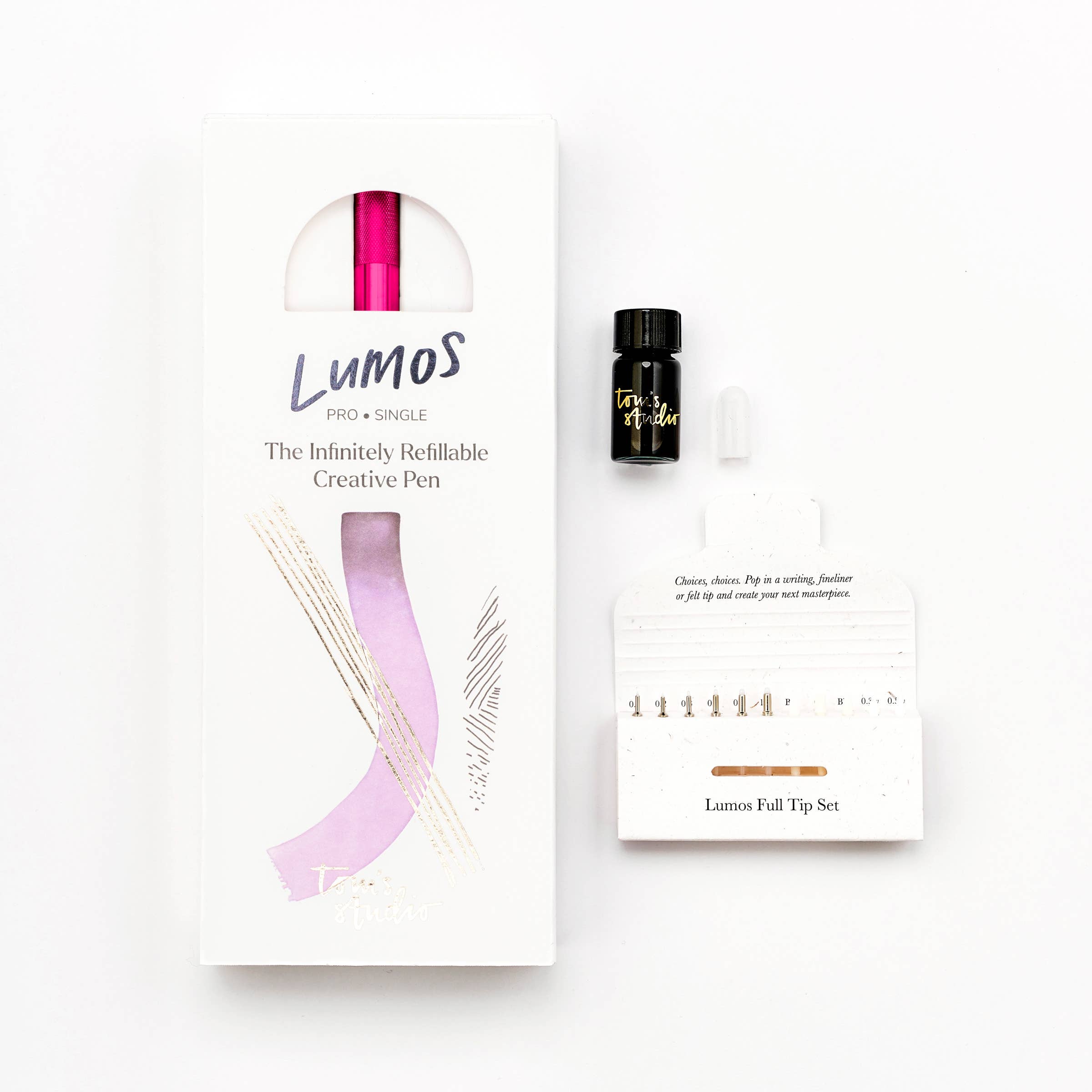 Lumos Pro - Refillable Multi-Tip Pen: Ivy / Duo Tip