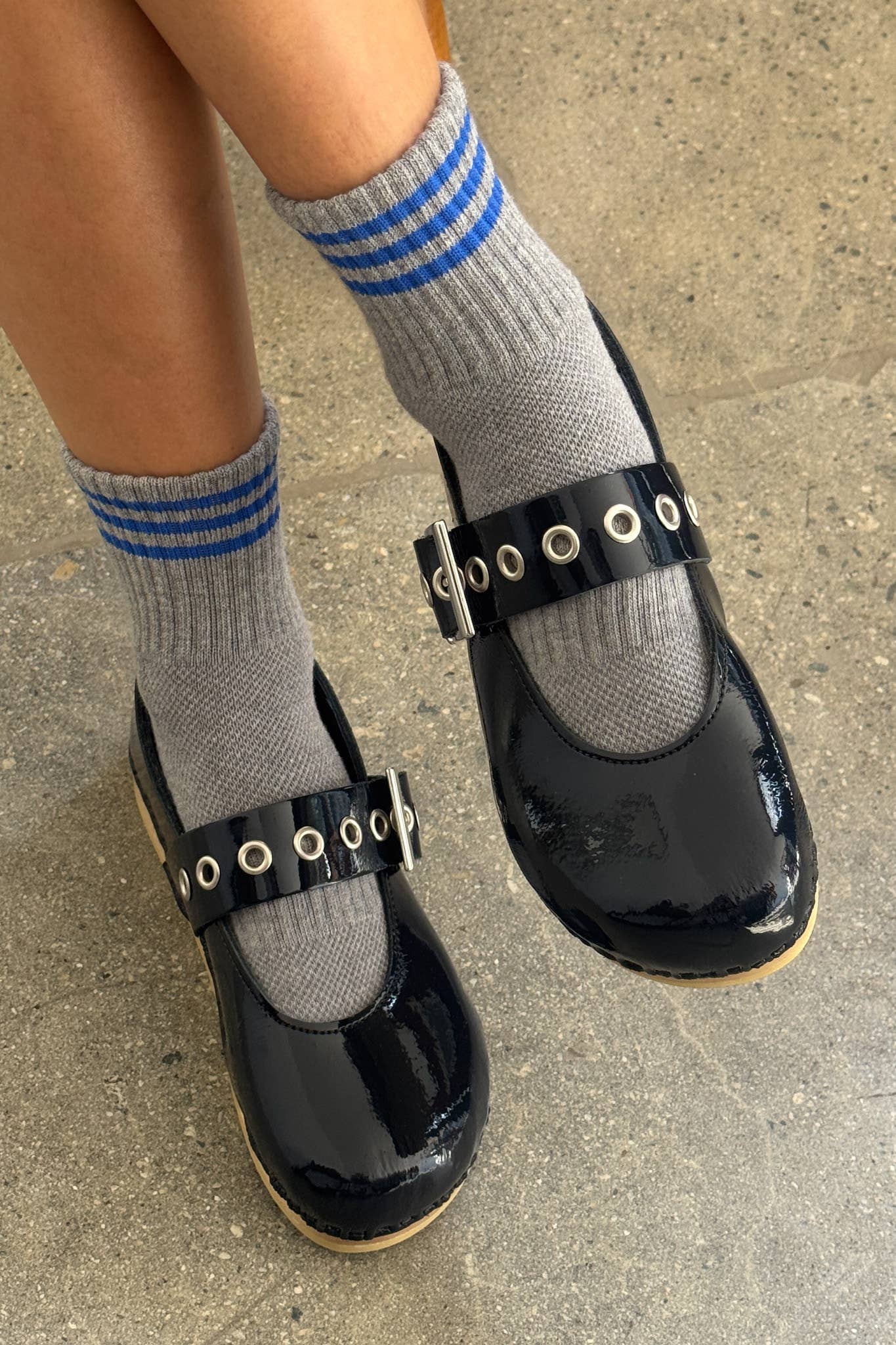 Girlfriend Socks Bright Grey - Le Bon Shoppe