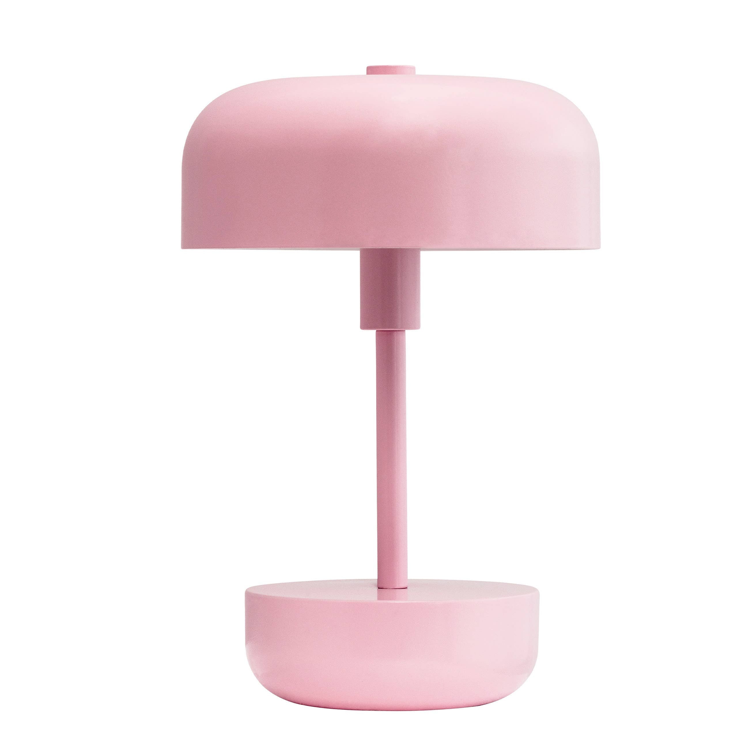 Pink LED rechargeable table lamp - by Dyberg Larsen