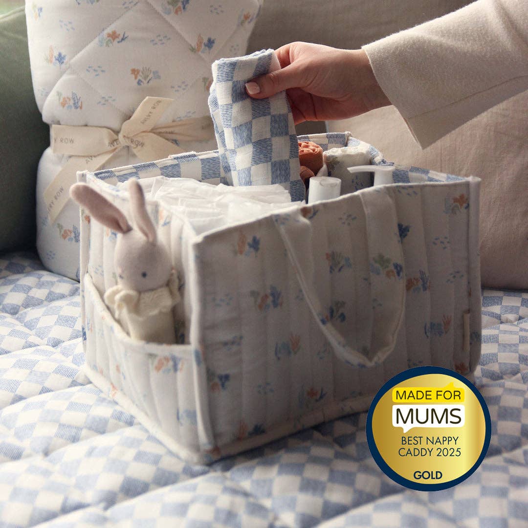 Avery Row Nappy Caddy - Coastline