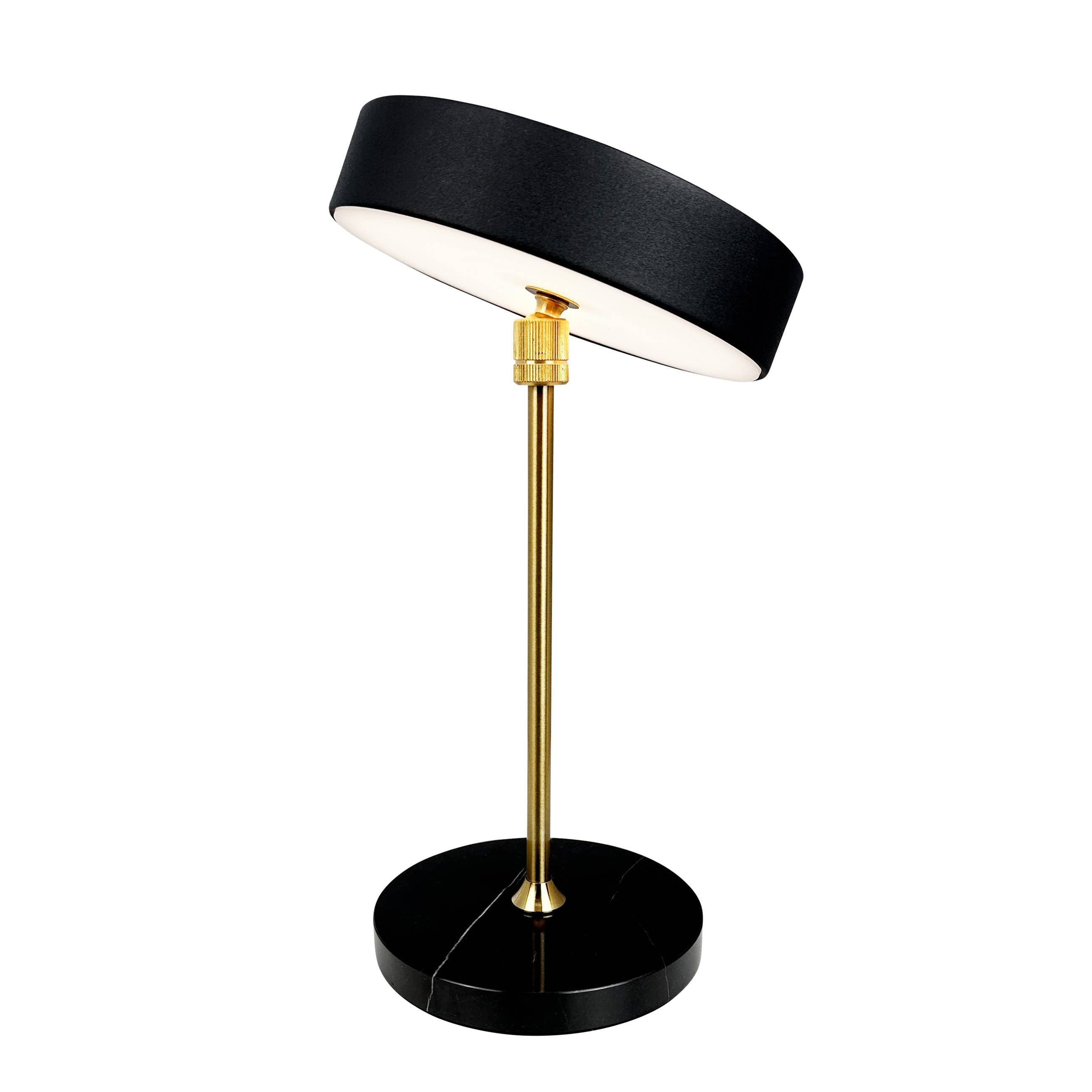 Moonlight LED rechargeable table lamp black - Dyberg Larsen
