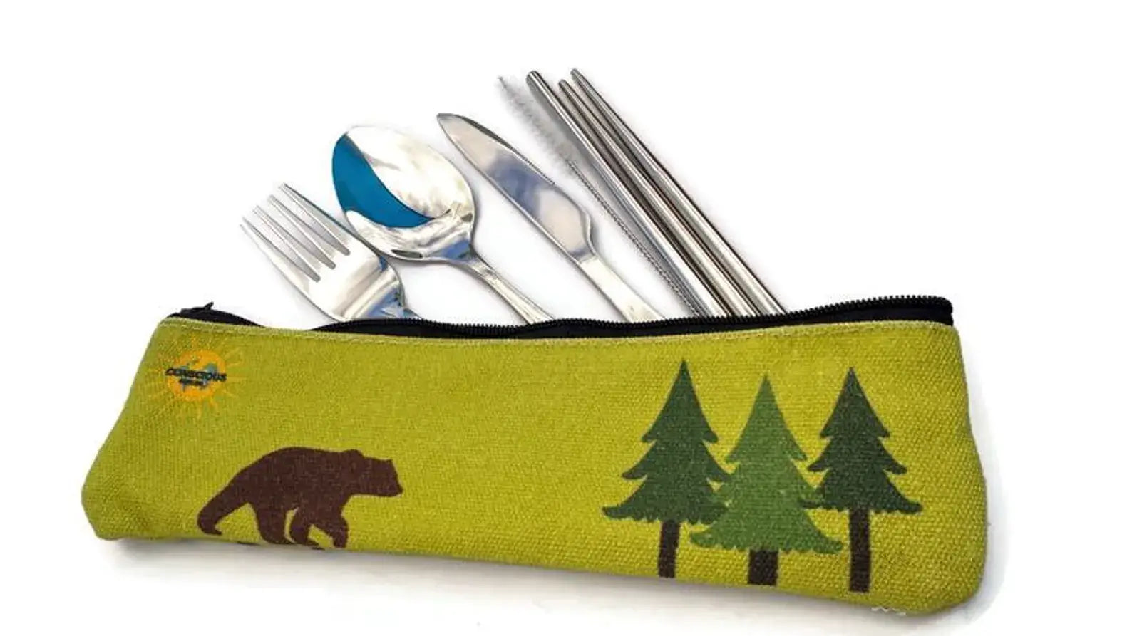Bear Travel Cutlery Set — Conscious Cutlery