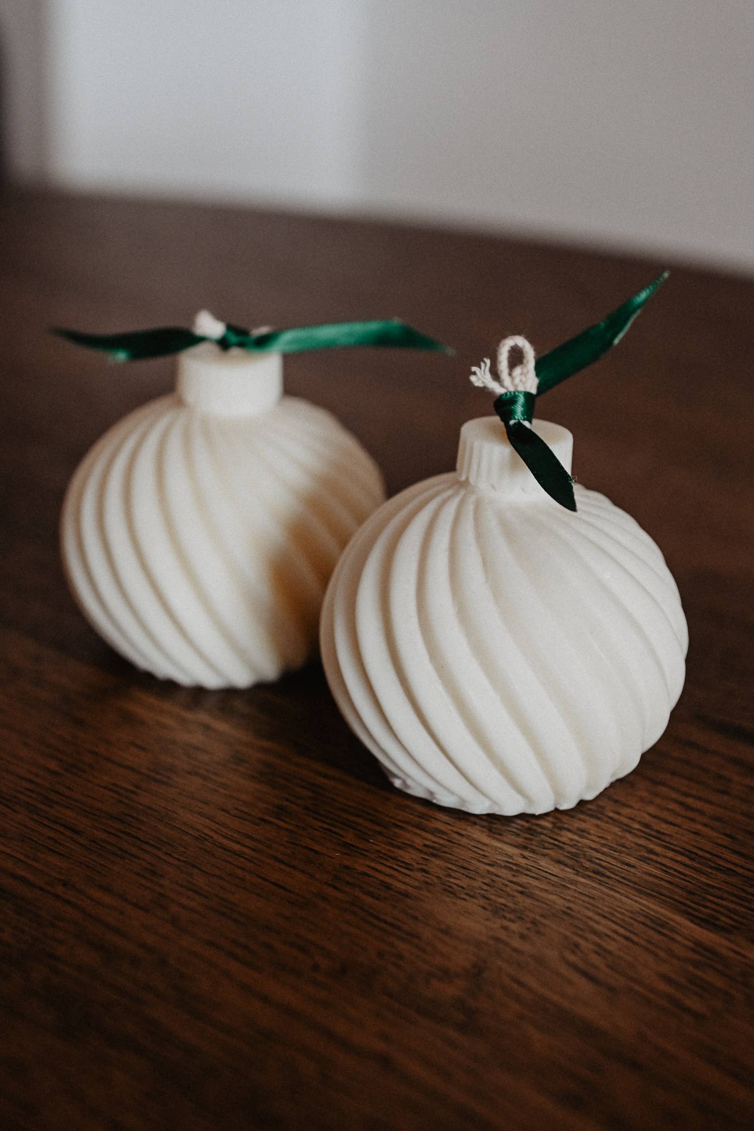 Spiral Christmas Ball Candle