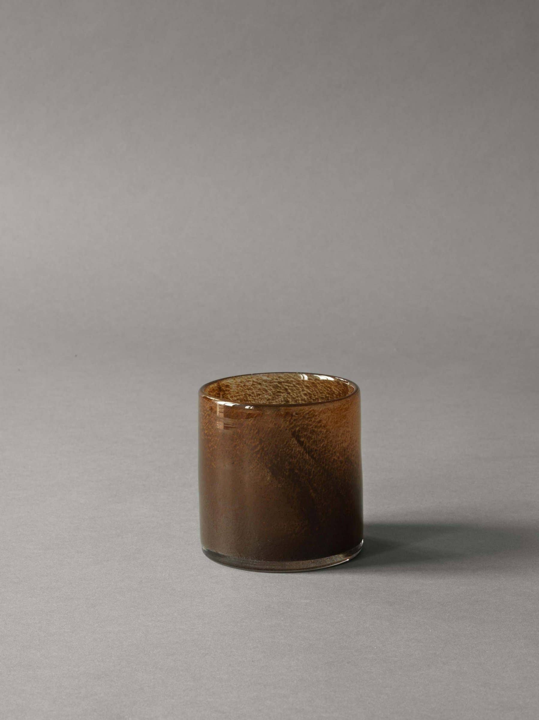 Lyric candle holder - S: Brown