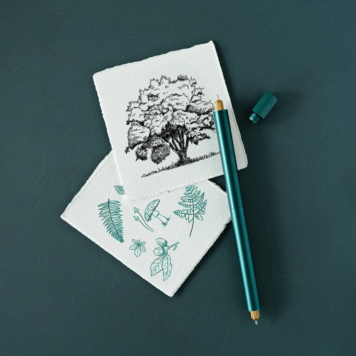 Lumos Pro - Refillable Multi-Tip Pen: Midnight / Duo Tip