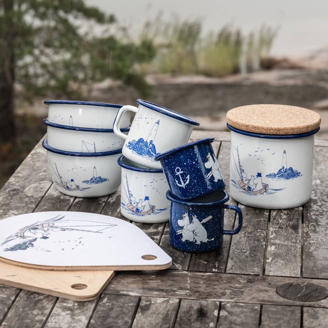 MOOMIN | Enamel Mug | Sailors | 0.25L